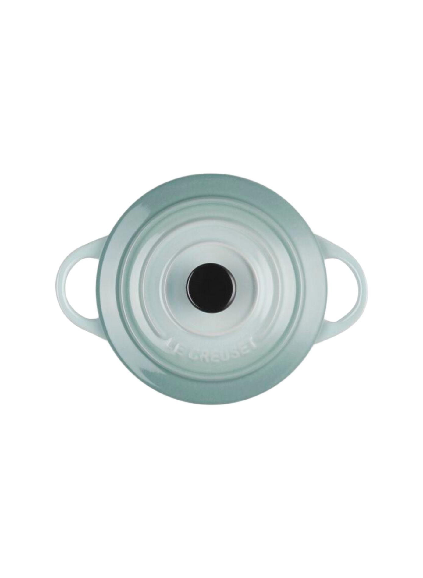 Mini-Kochtopf aus Keramik LE CREUSET Grau