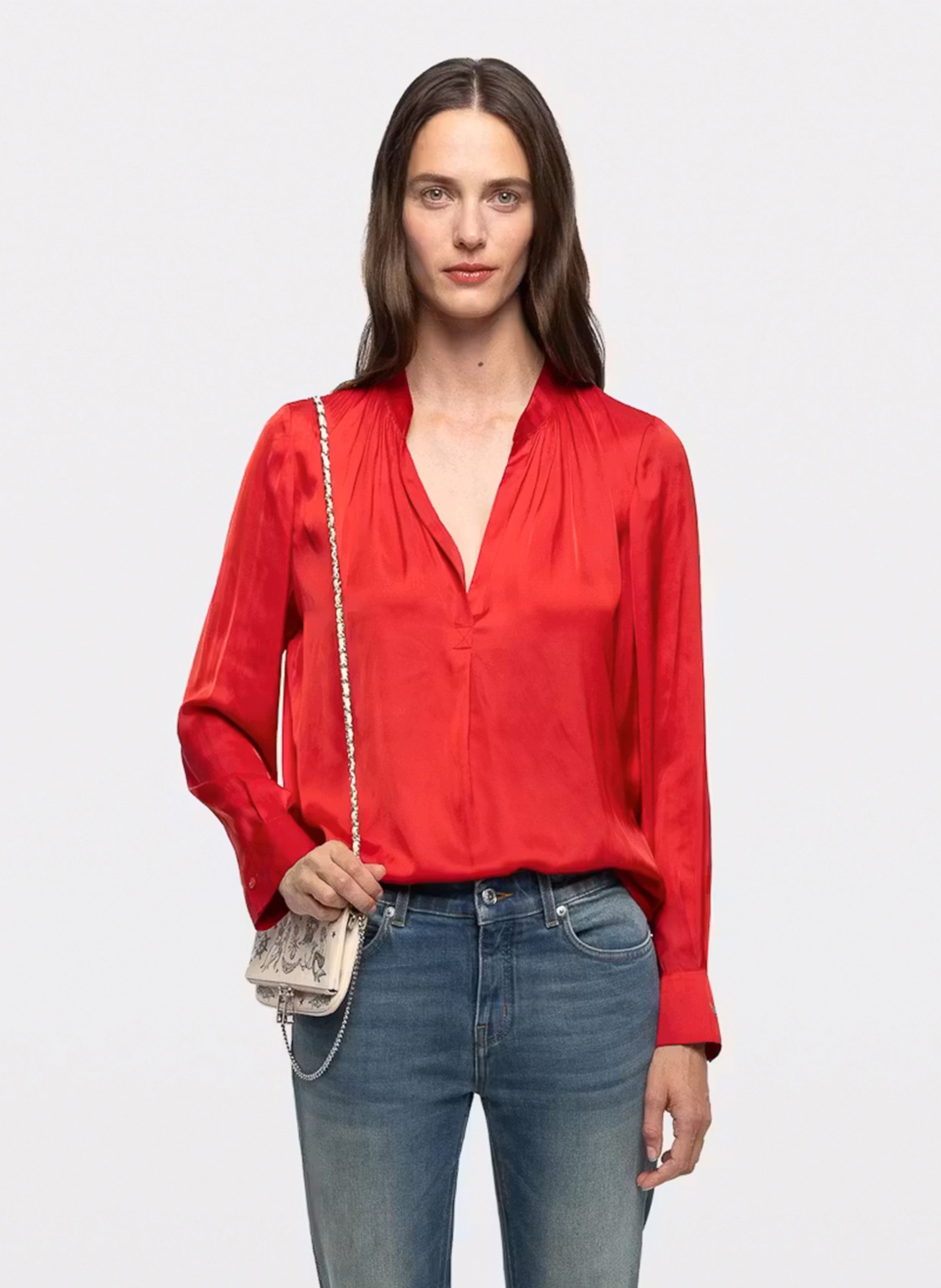 Top à encolure v tink ZADIG&VOLTAIRE Rouge