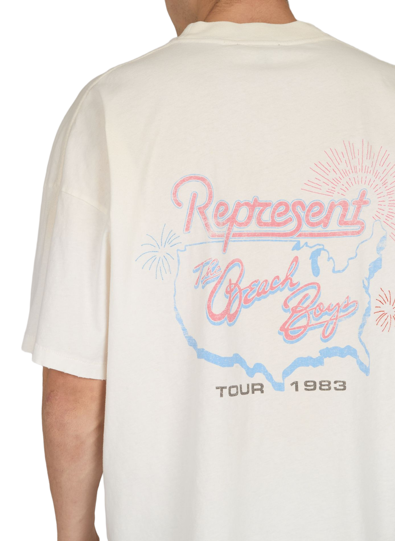Tee-shirt en coton imprimé REPRESENT Beige