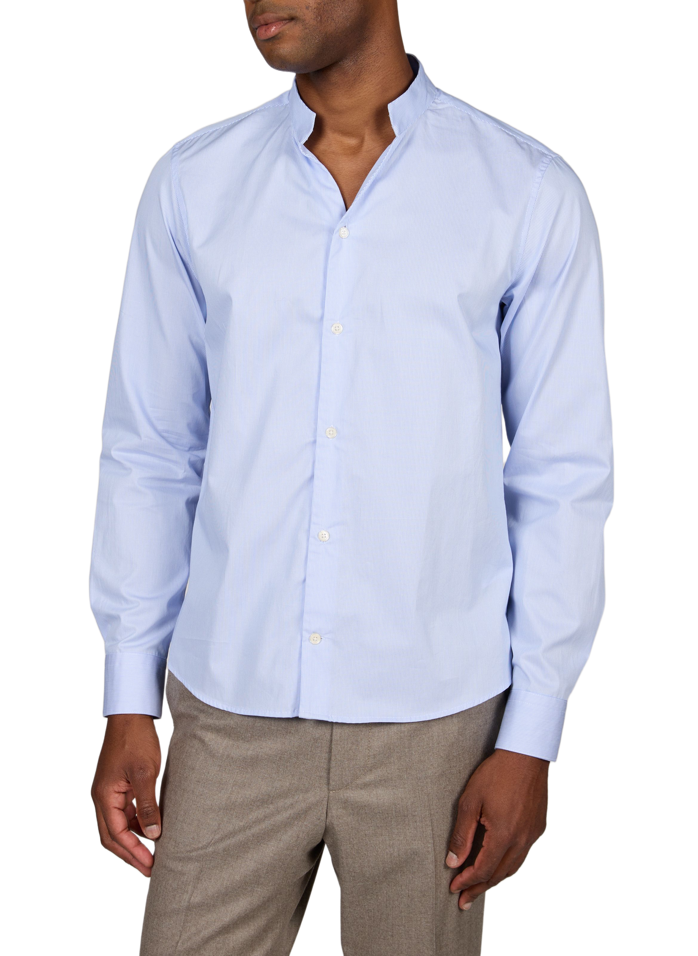 ICOLHAY-S Striped Cotton Shirt AU PRINTEMPS PARIS Blue