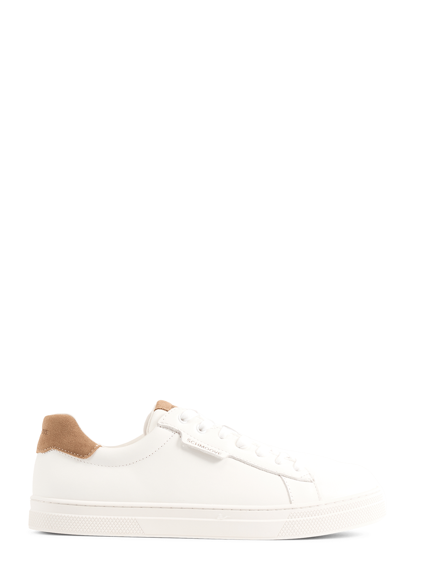 Sneakers met glitters van leer SCHMOOVE Wit