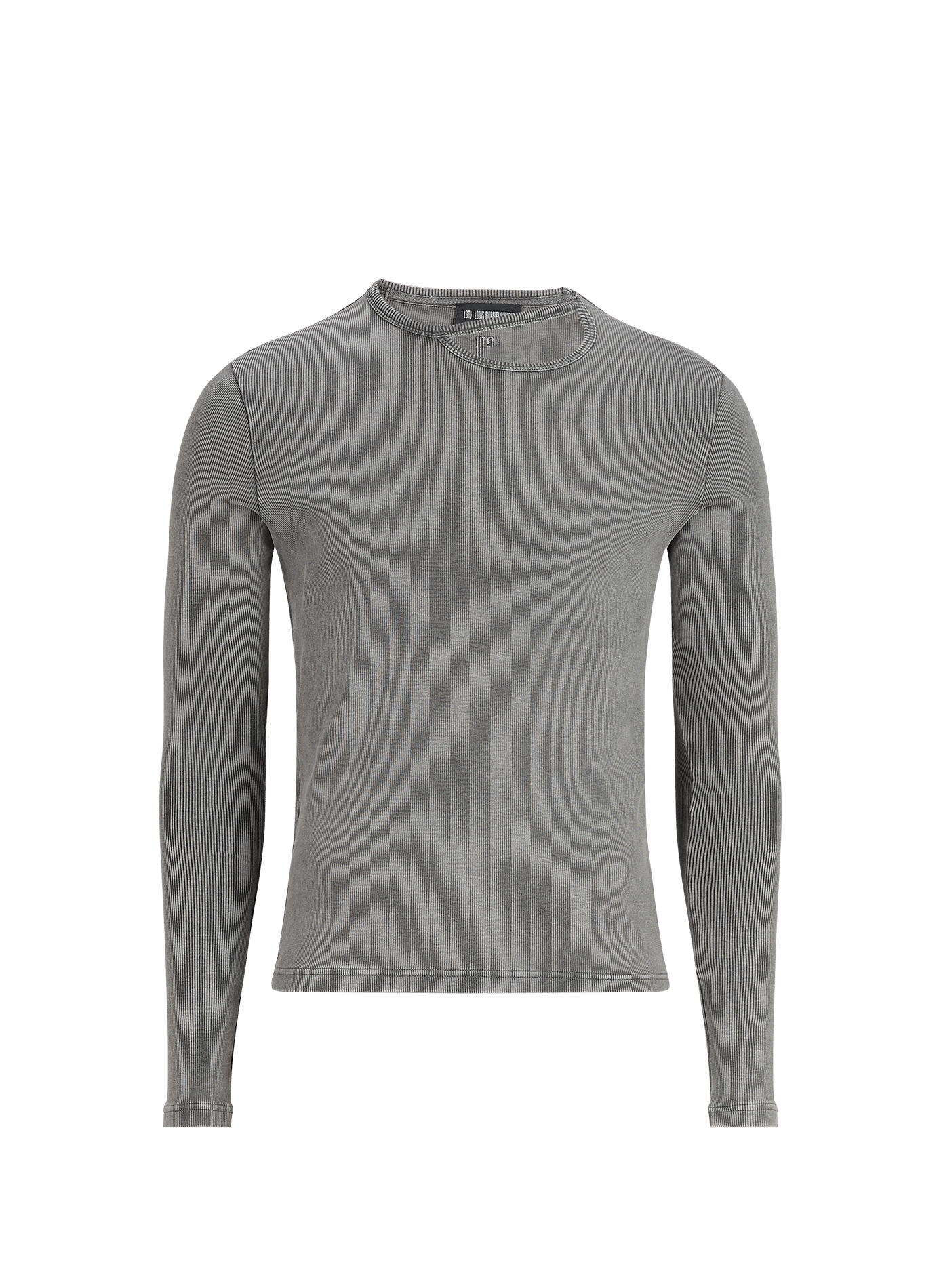 Tee-shirt droit en tissu côtelé LOUIS GABRIEL NOUCHI Gris