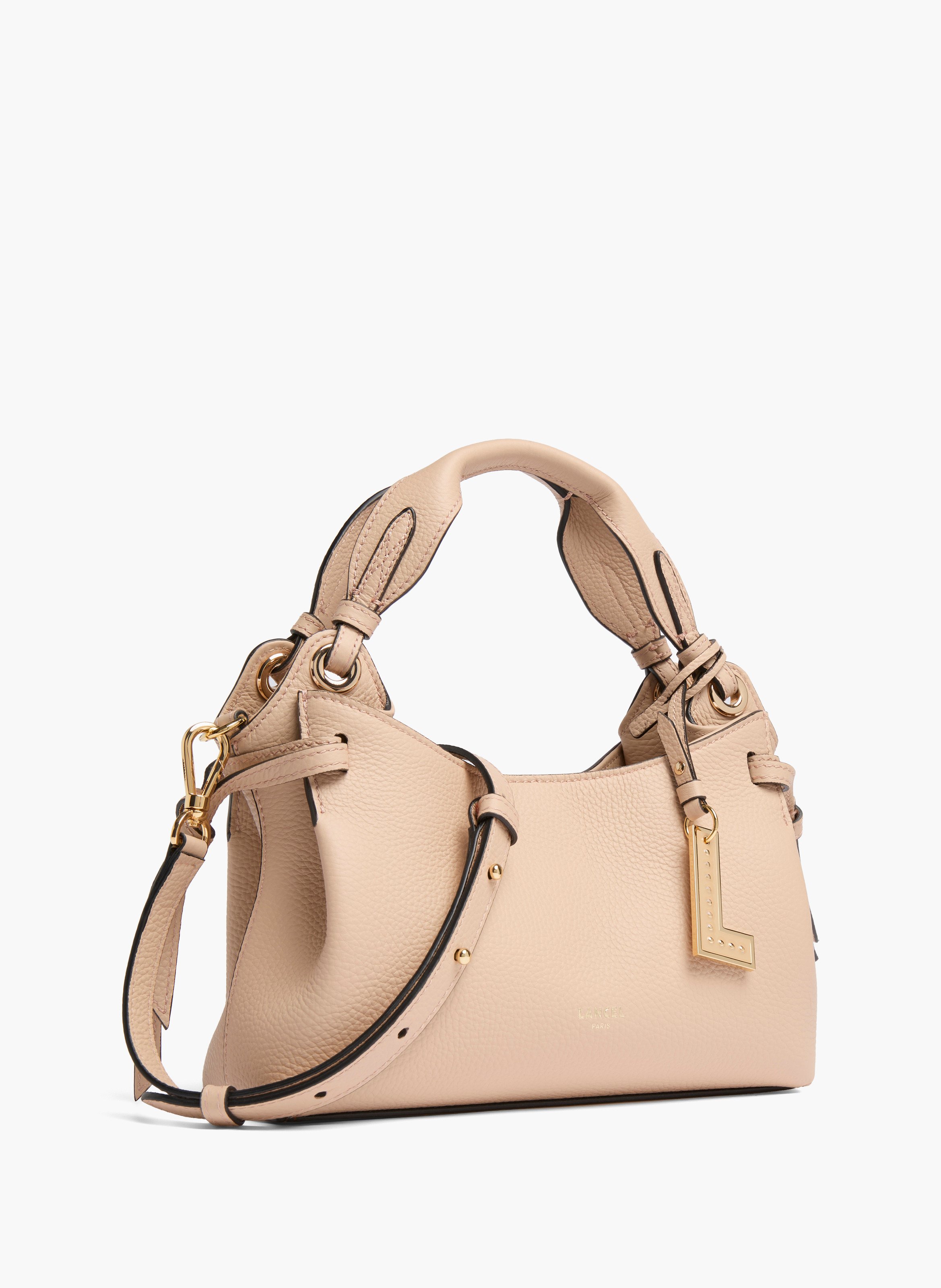 Sac mini carryall LANCEL Beige