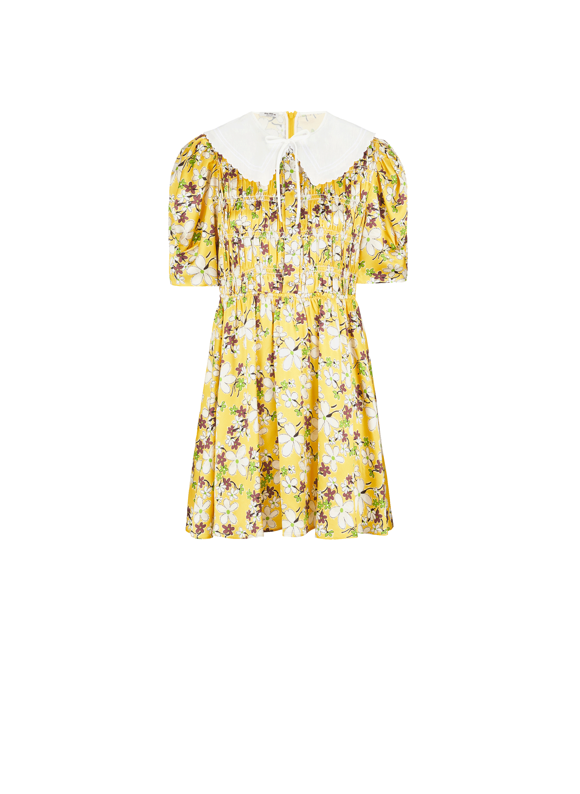 Robe en satin de soie