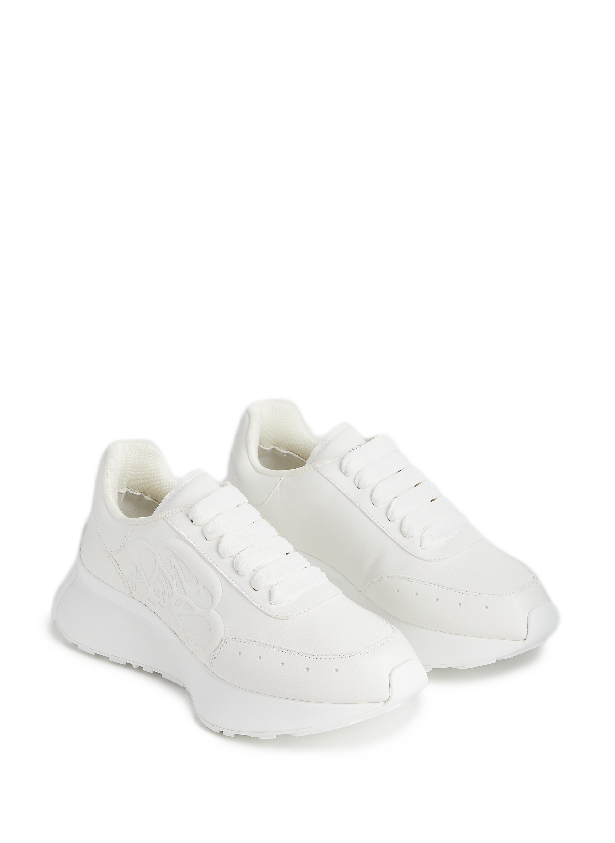 Baskets basses en cuir