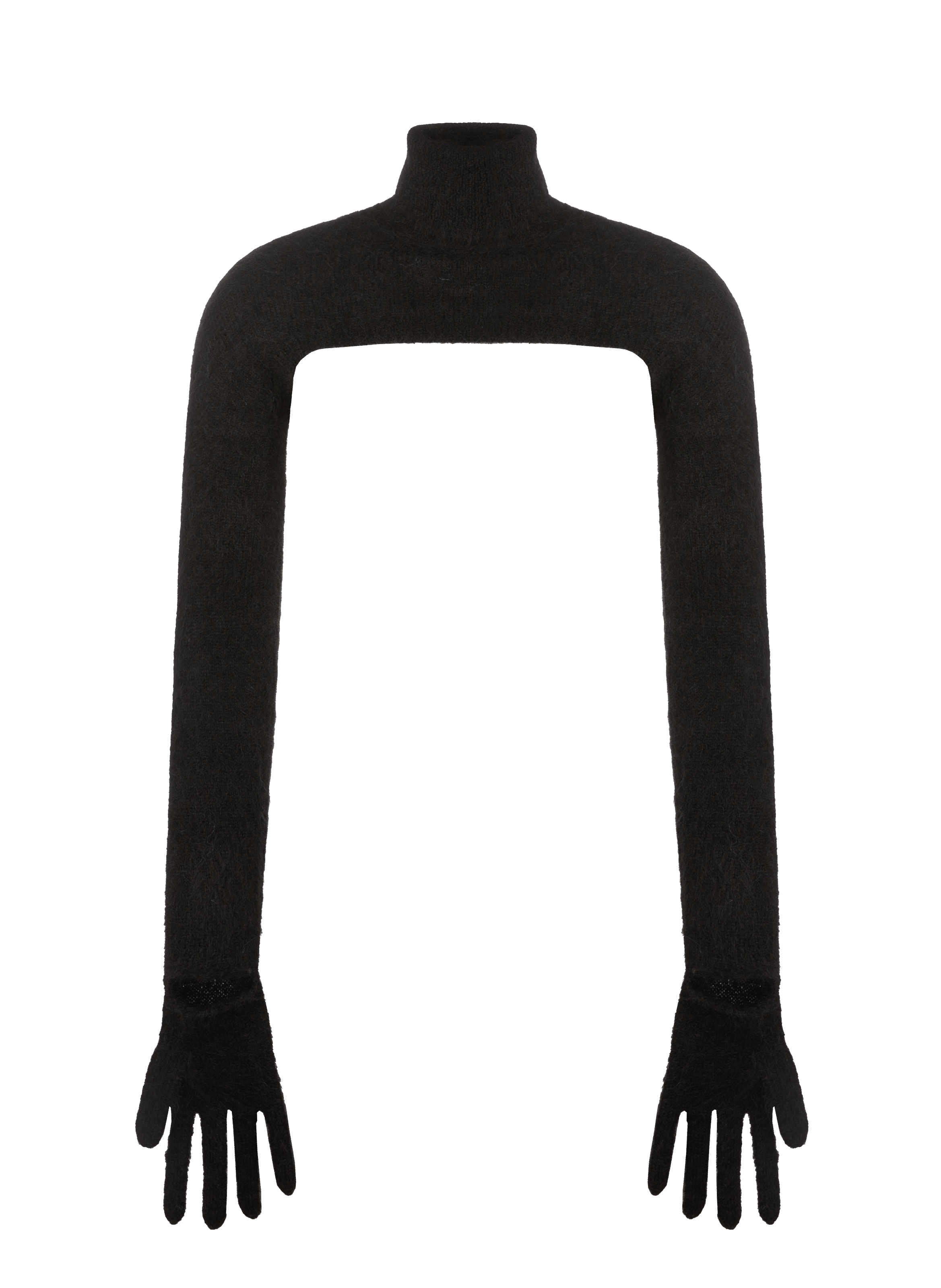 Pull à col roulé en mohair