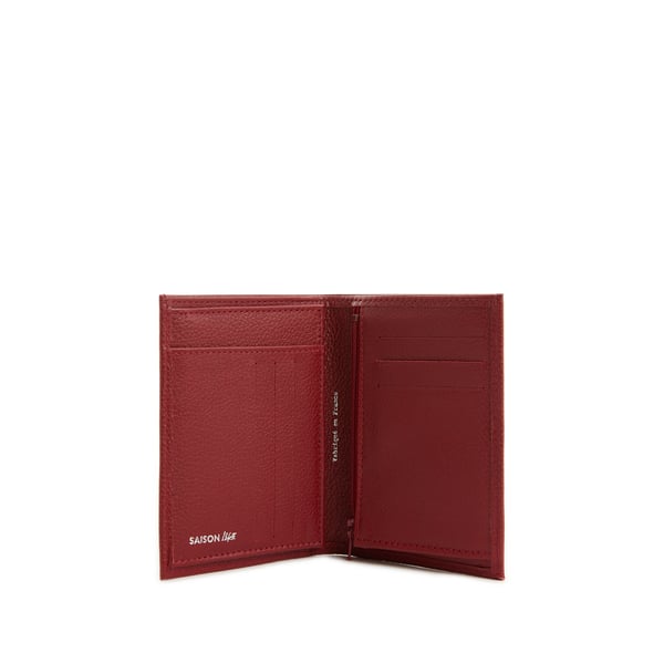 Portefeuille en cuir de veau