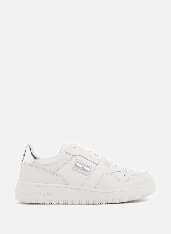 Tommy hilfiger women's hot sale leather sneakers