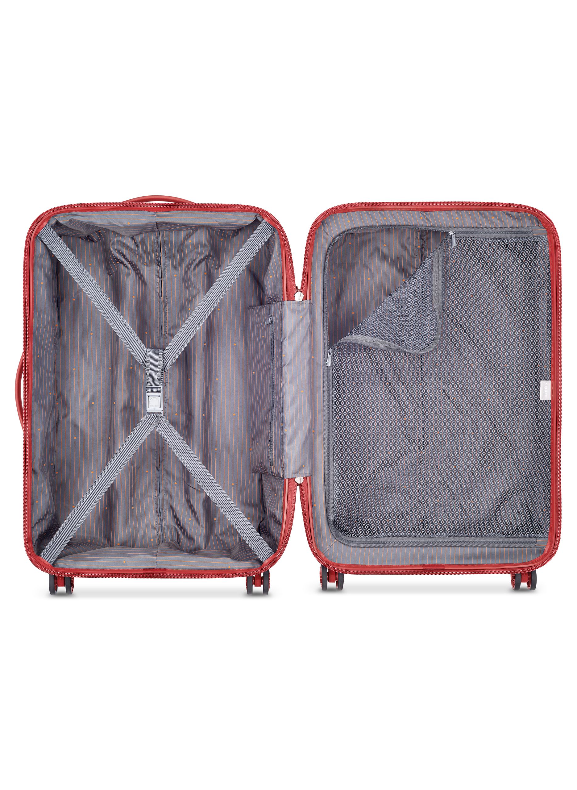 Valise soute rigide taille l - caumartin plus DELSEY PARIS Rouge