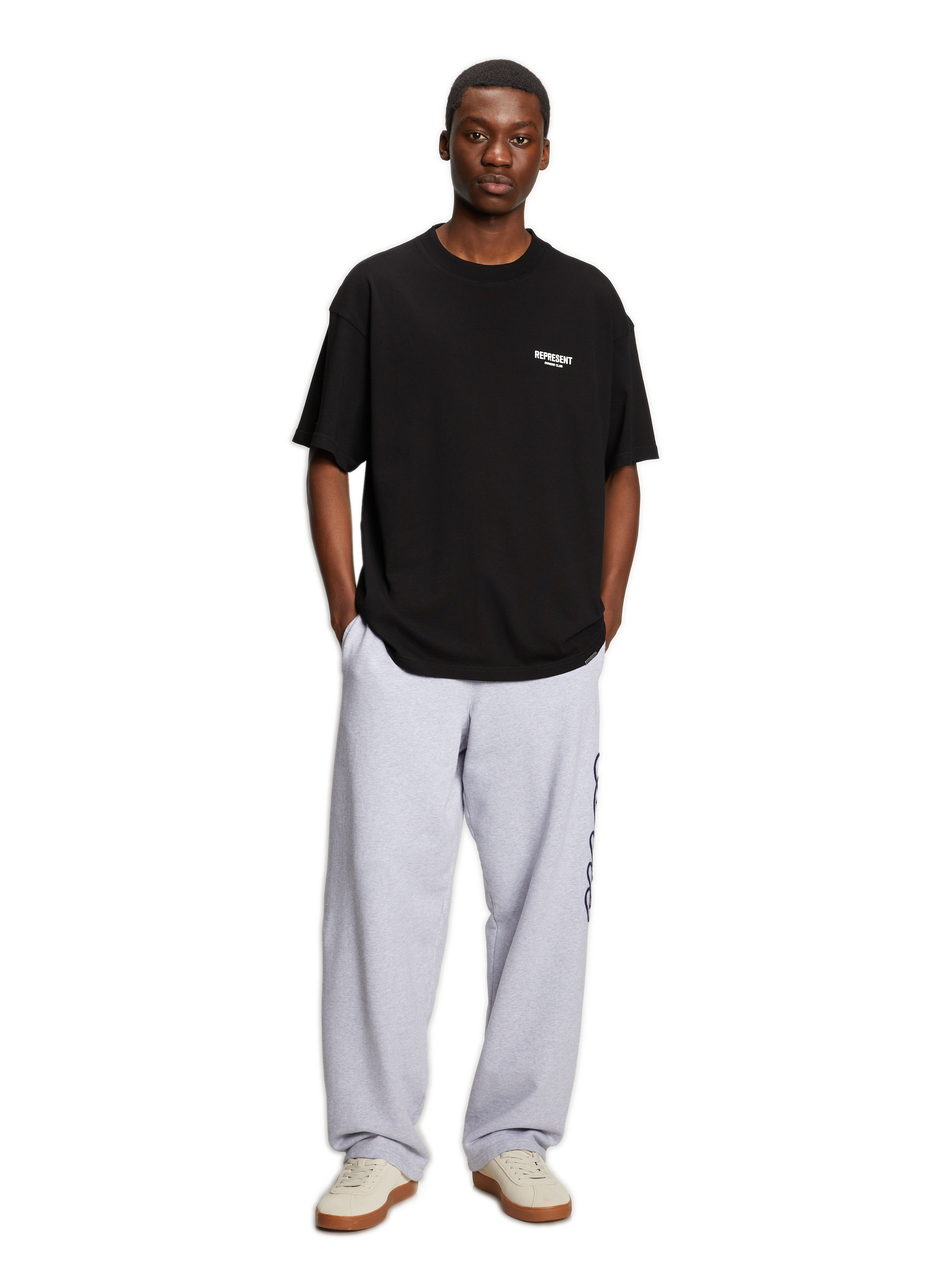 Cotton T-shirt REPRESENT Black