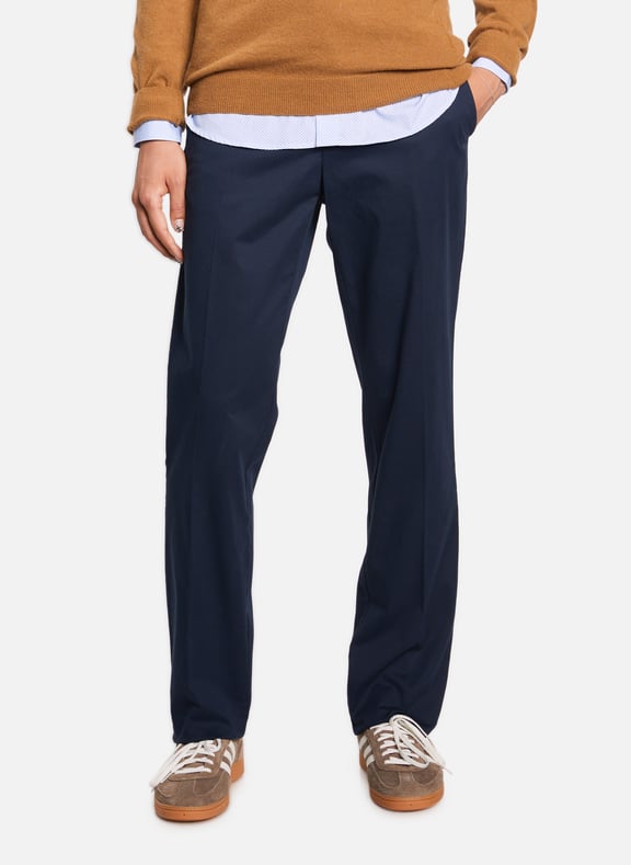 Pantalon droit en coton Bleu by TIMBERLAND TIMBERLAND Pantalon droit en coton Bleu
