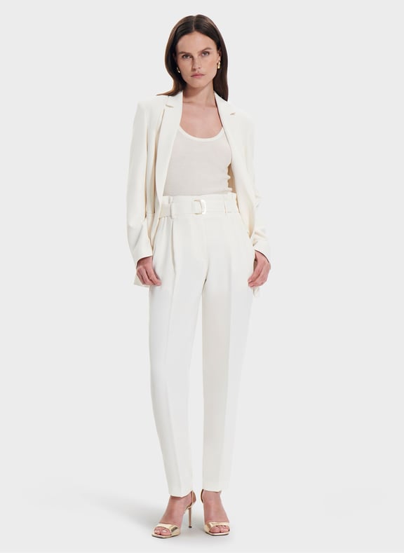 Pantalon rouille droit - patricia Blanc by ZAPA ZAPA Pantalon rouille droit - patricia Blanc