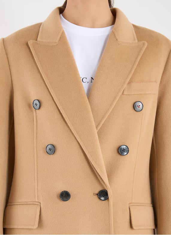 Manteau long en laine et cachemire | Marron by VICTORIA BECKHAM Manteau long en laine et cachemire Marron