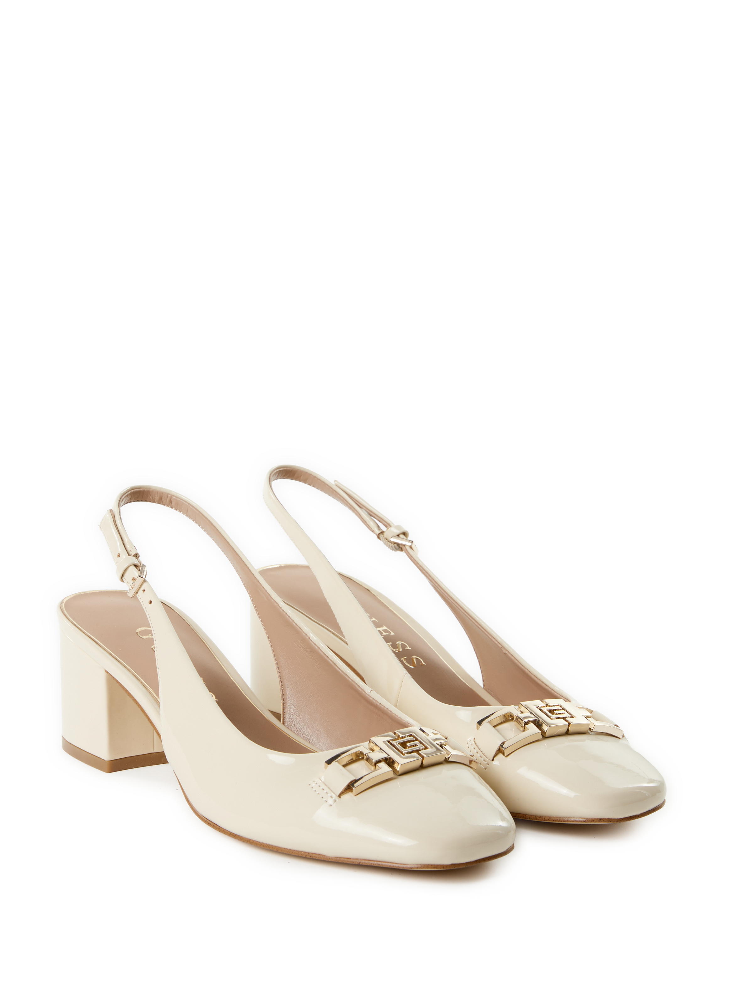 Sling back brillantes GUESS Beige