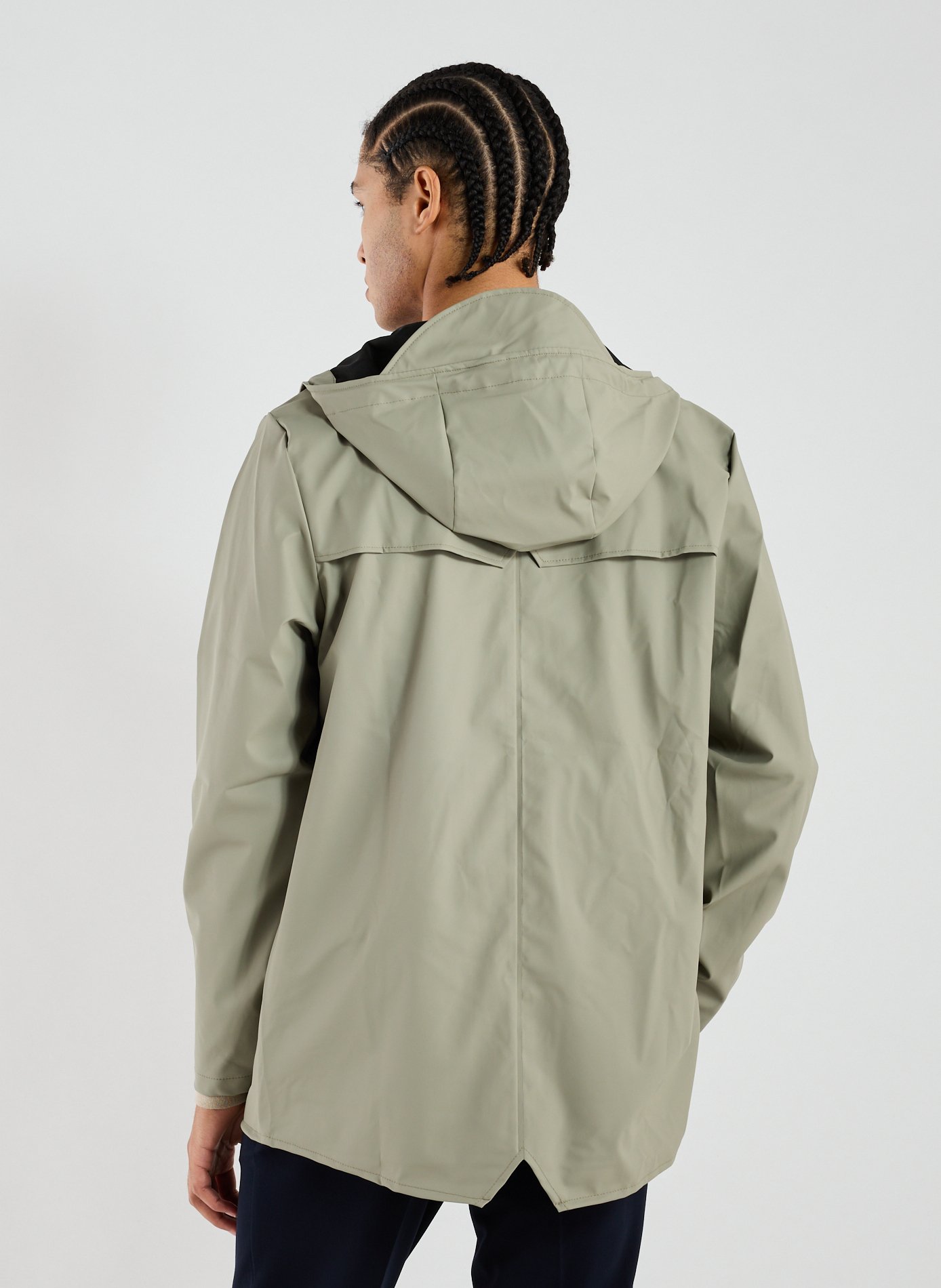 Imperméable à capuche RAINS Vert
