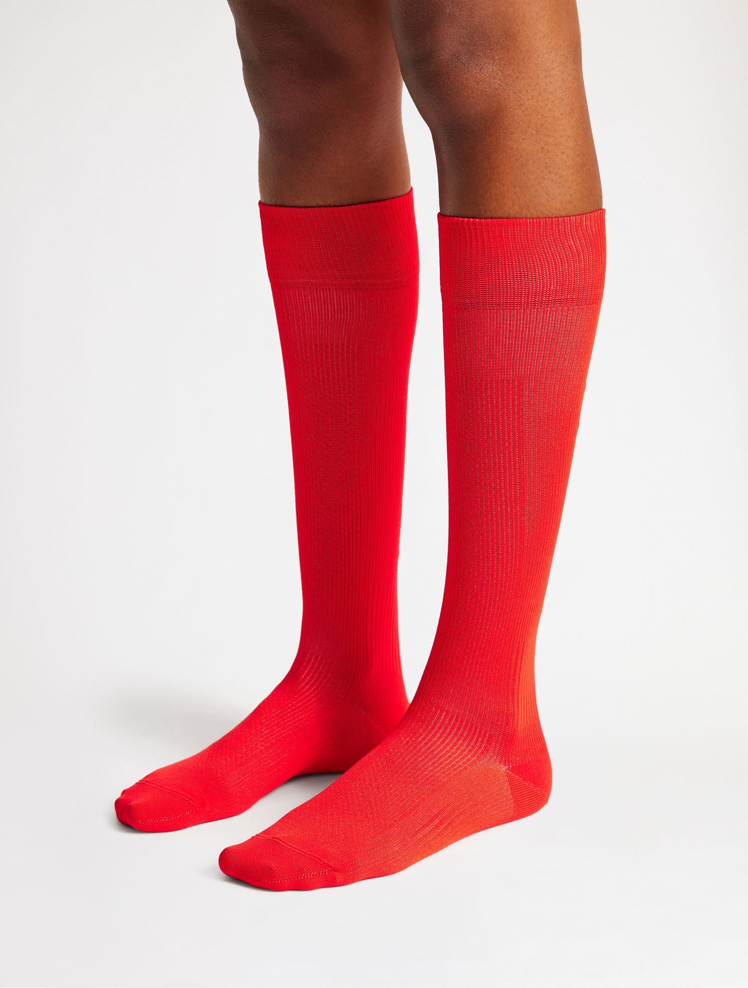 Chaussettes de ski sock pop coupe regular FUSALP Rouge