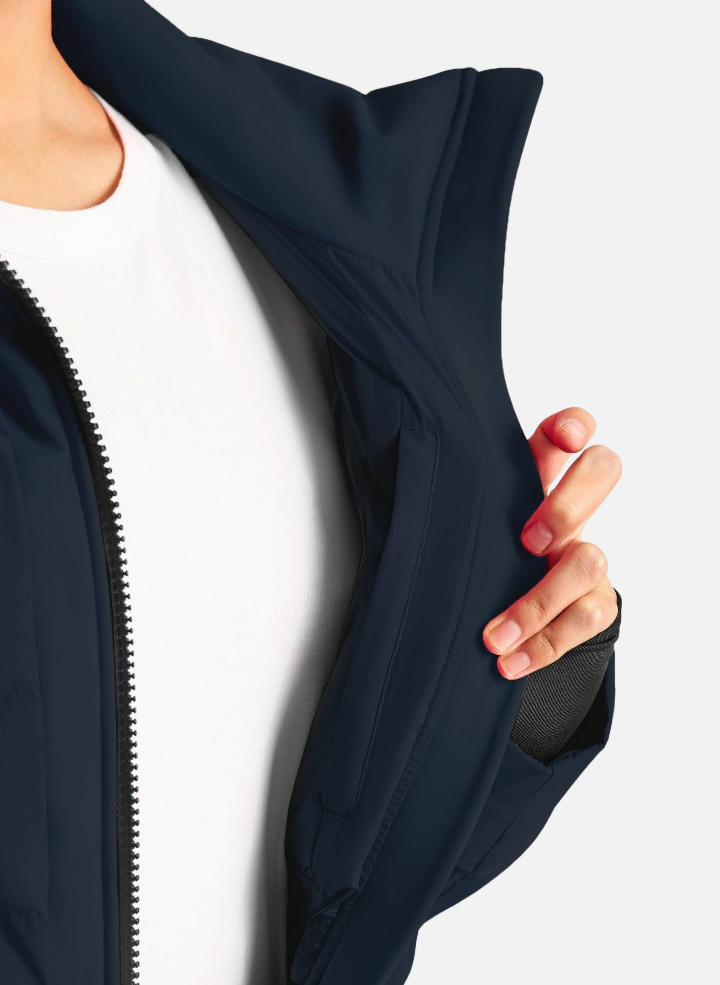 Combinaison de ski clarisse col montant coupe regular FUSALP Bleu