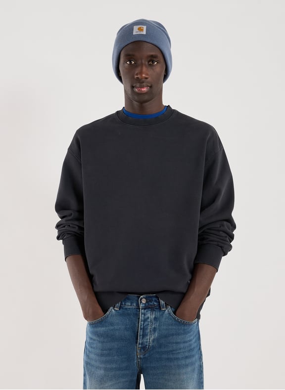 Cotton Hudson sweatshirt Blue by CARHARTT WIP CARHARTT WIP Cotton Hudson sweatshirt Blue