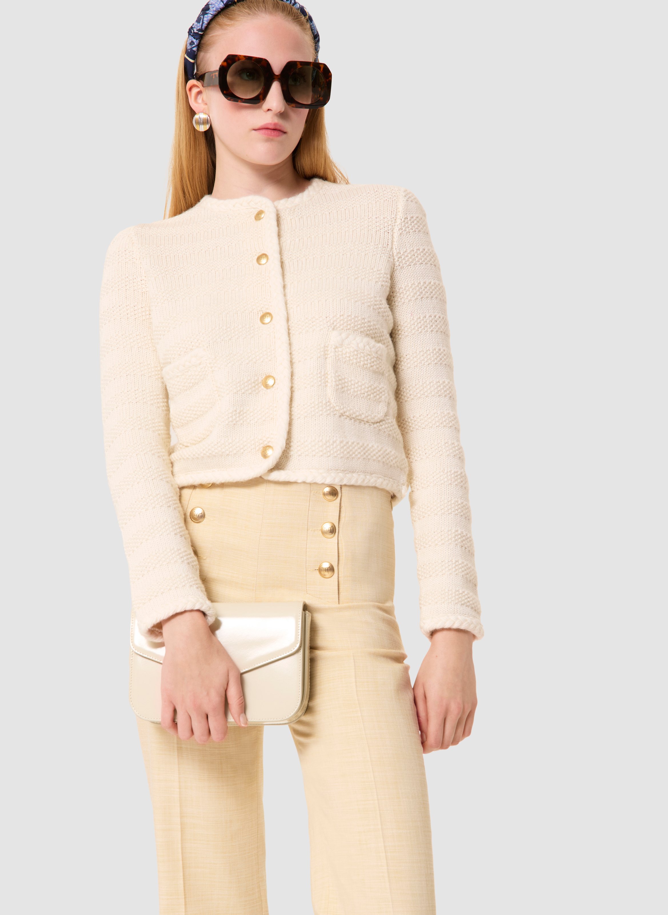 Gilet giuda TARA JARMON Blanc