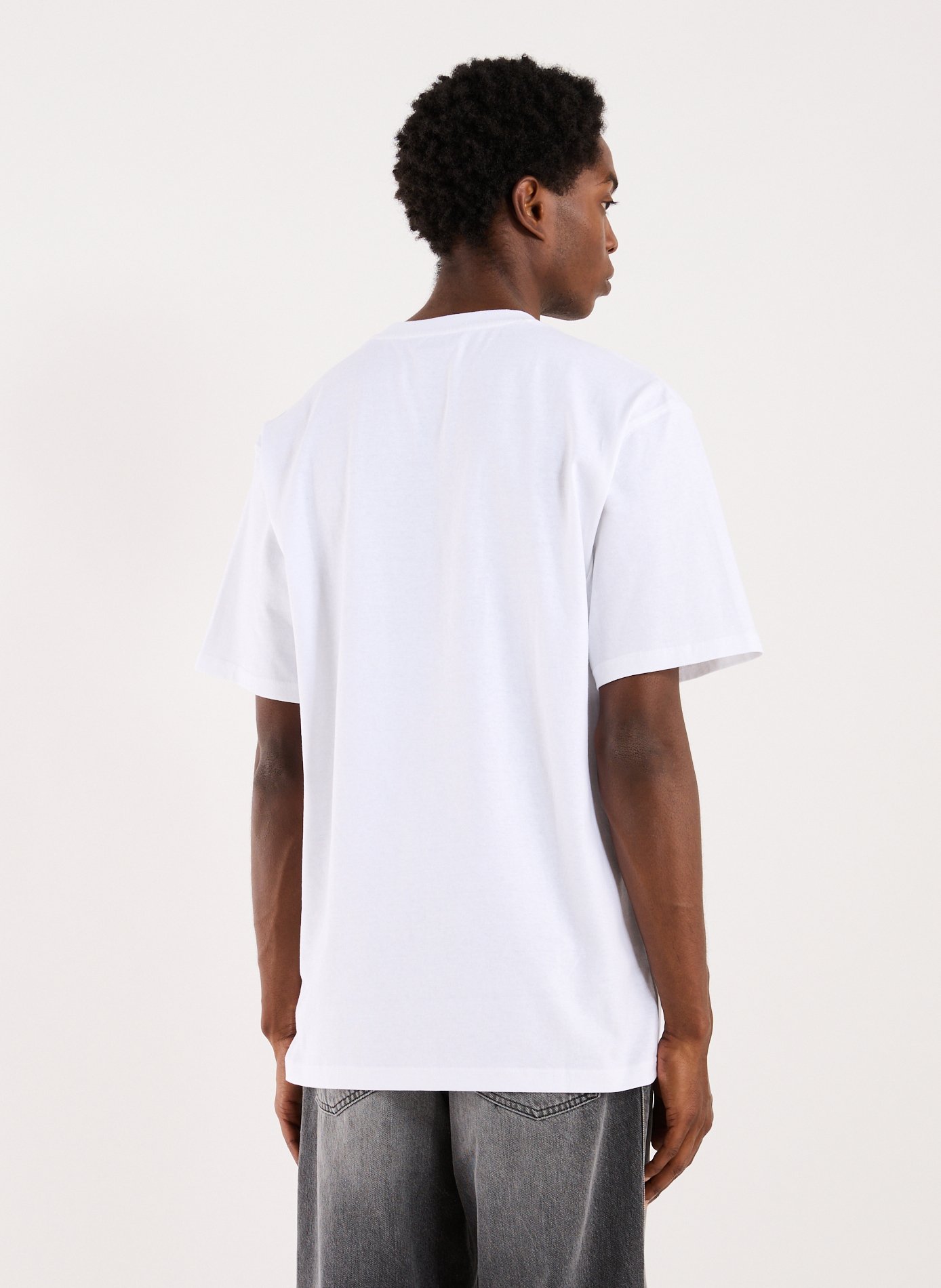 T-shirt droit en coton DICKIES Blanc