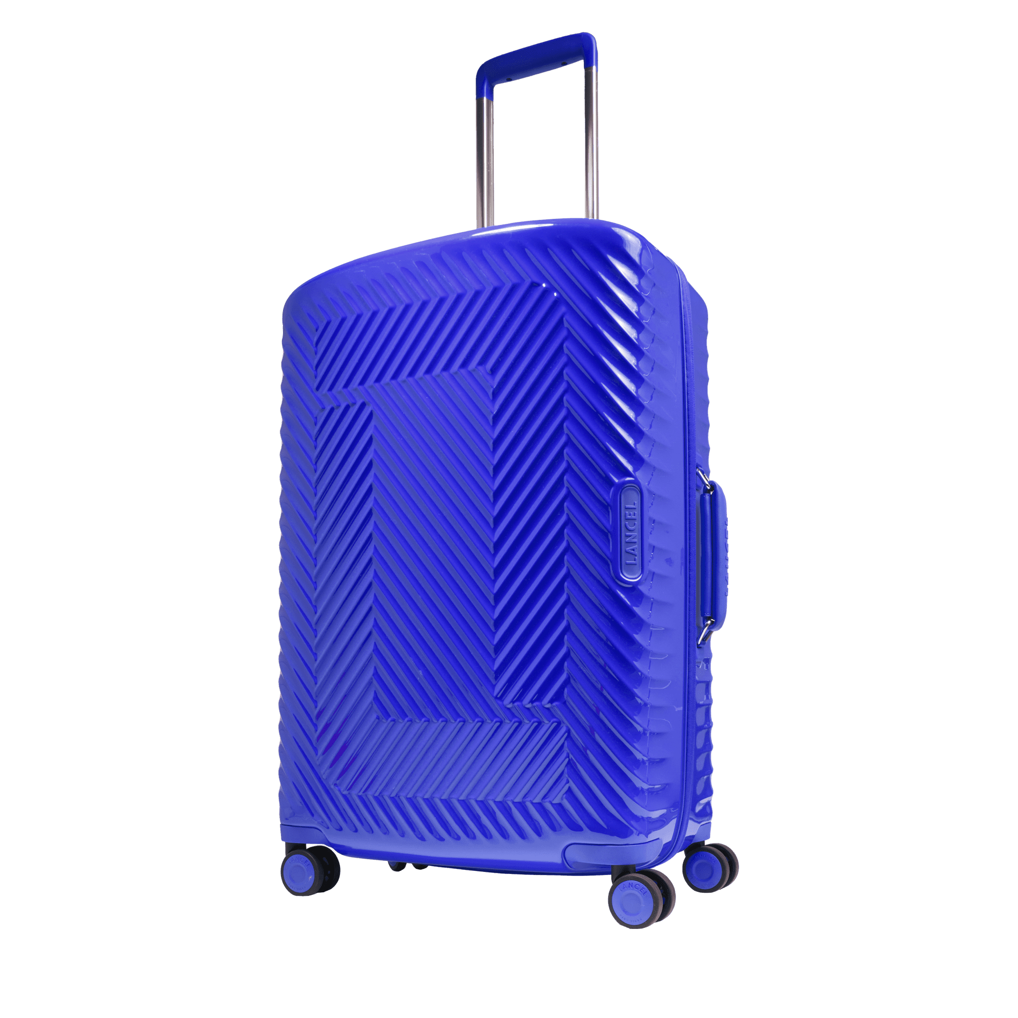 Valise medium 4 roues atlas de lancel en polycarbonate LANCEL Bleu