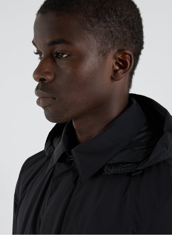 Parka unie à capuche | Gris by HERNO Parka unie à capuche Gris