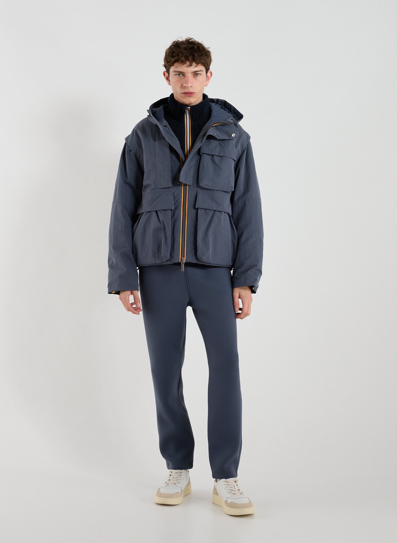 Parka courte Guillermo K-WAY Bleu