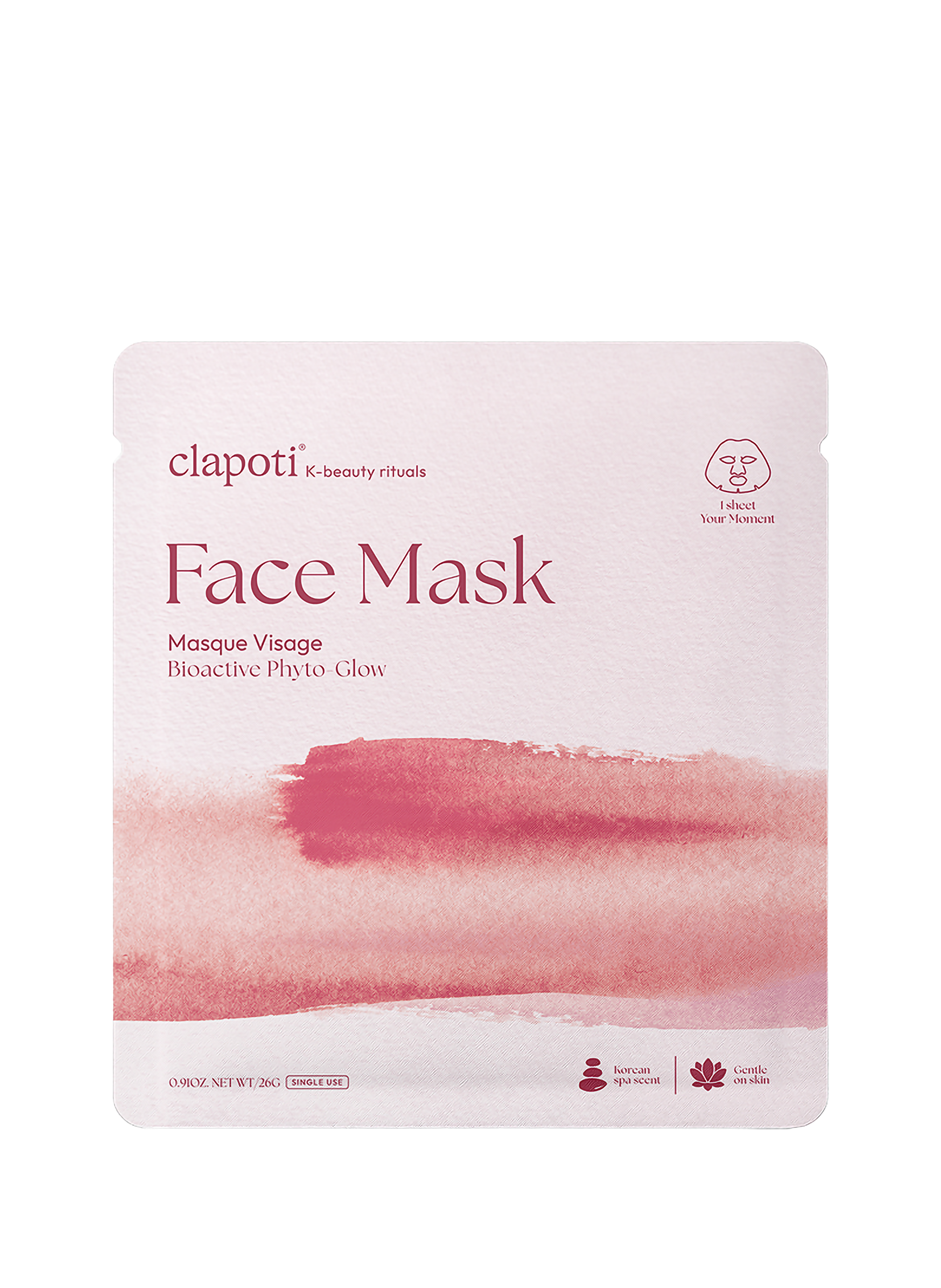 CLAPOTI Masque Visage Glow No color