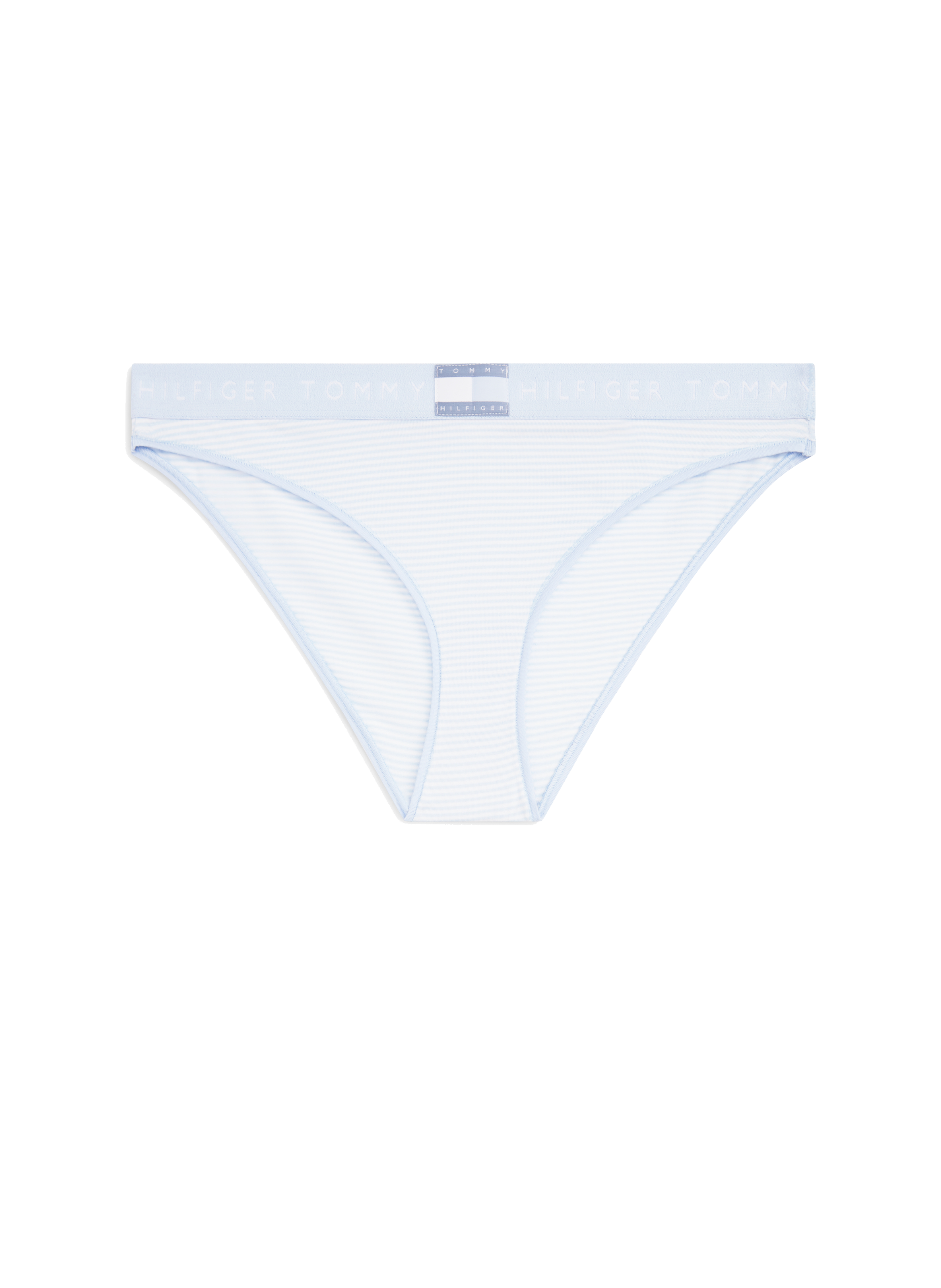 Striped cotton blend culottes TOMMY HILFIGER Blue