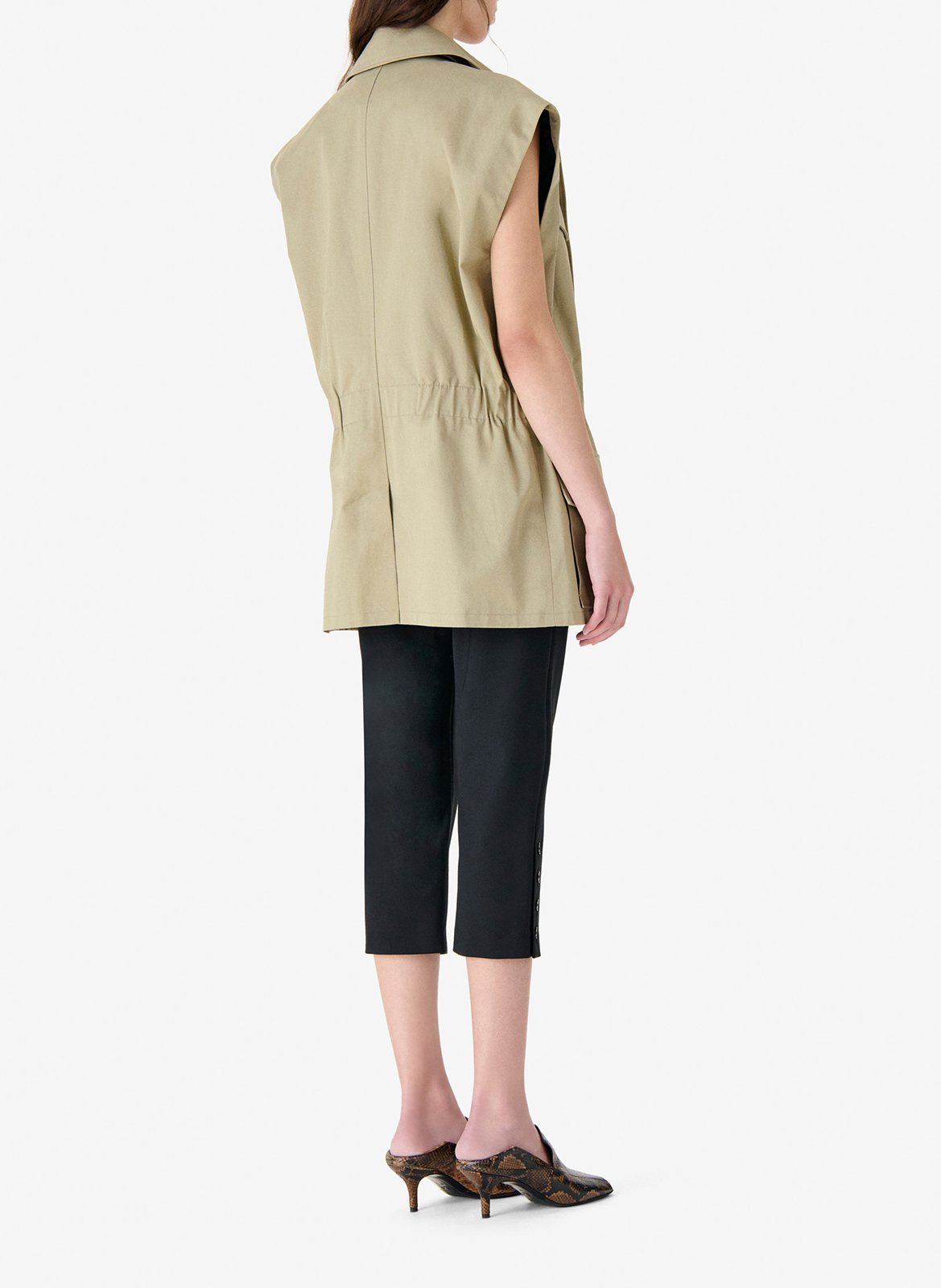 Veste droite col classique iziel IRO Gris