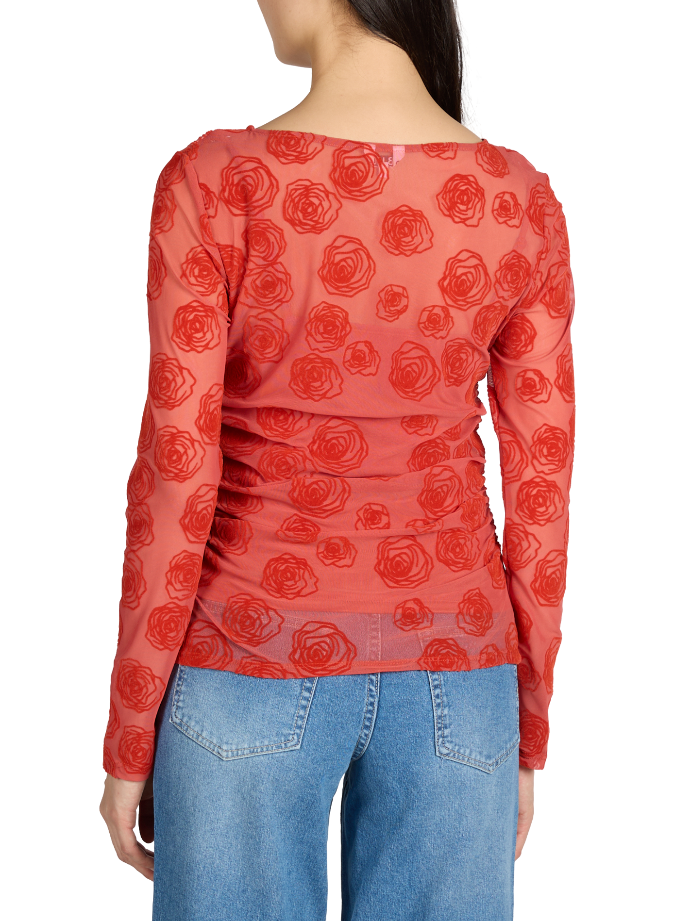 <span>T-shirt with long sleeves Objelodie floral</span> OBJECT No Color
