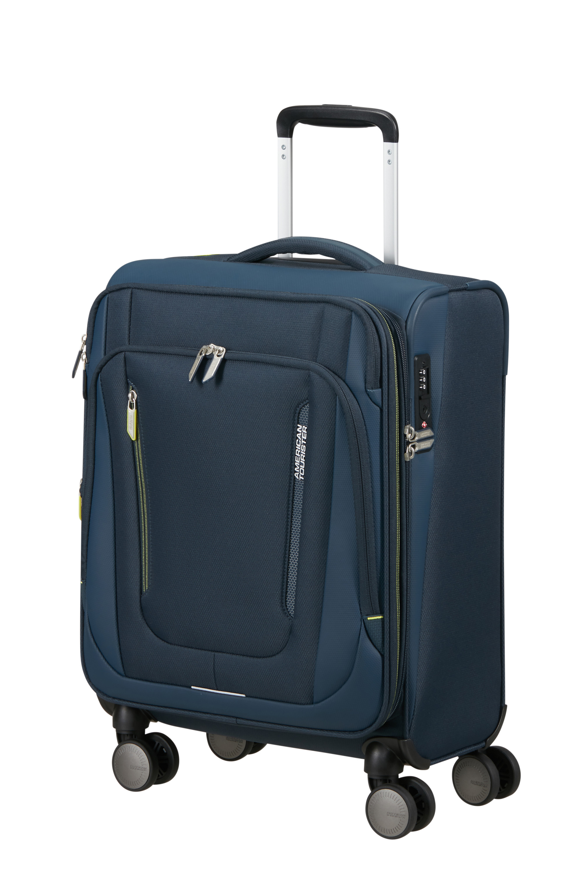 Wanderlite valise 4 roues taille s AMERICAN TOURISTER Bleu