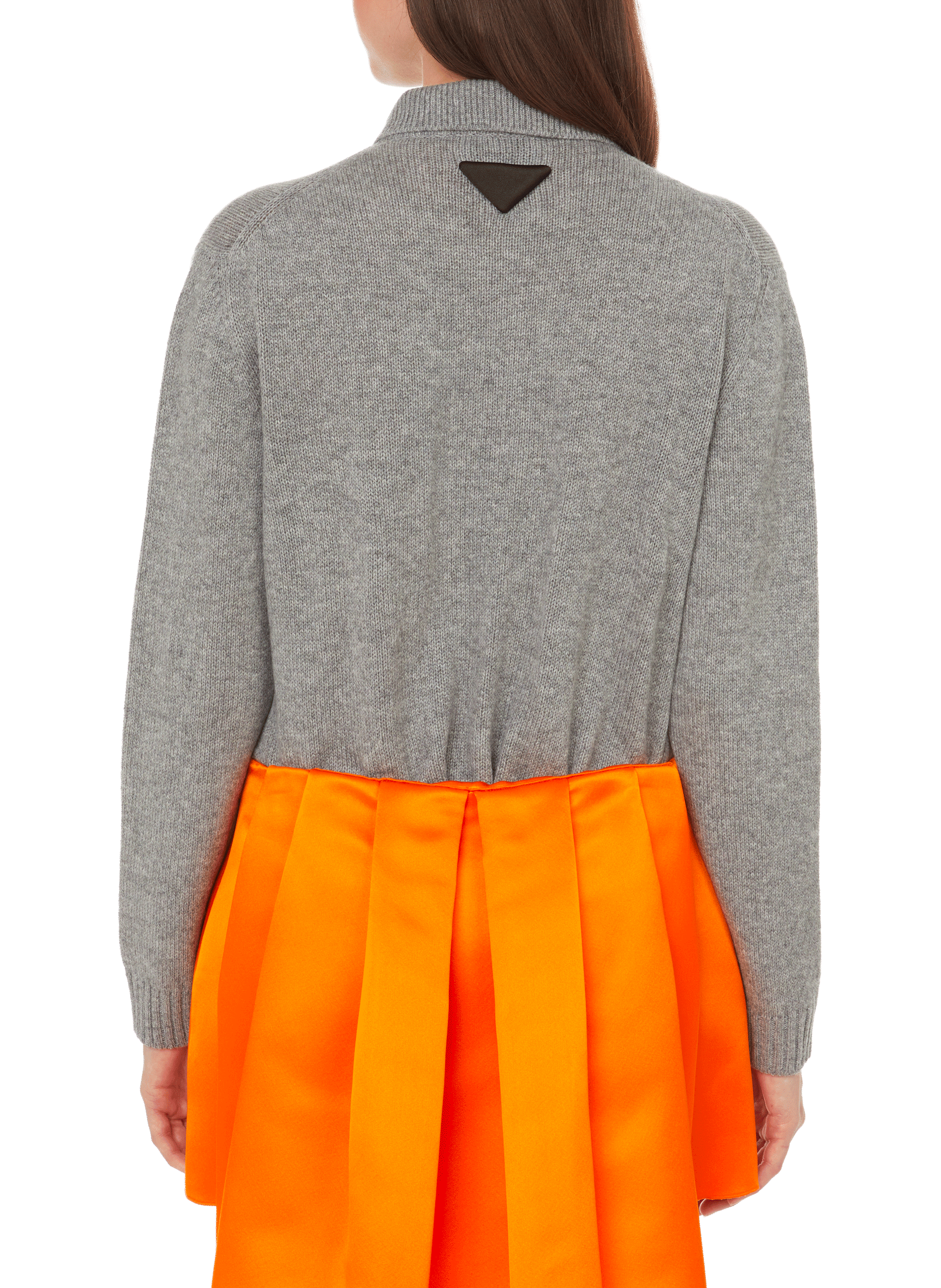 Polo en cachemire PRADA Gris