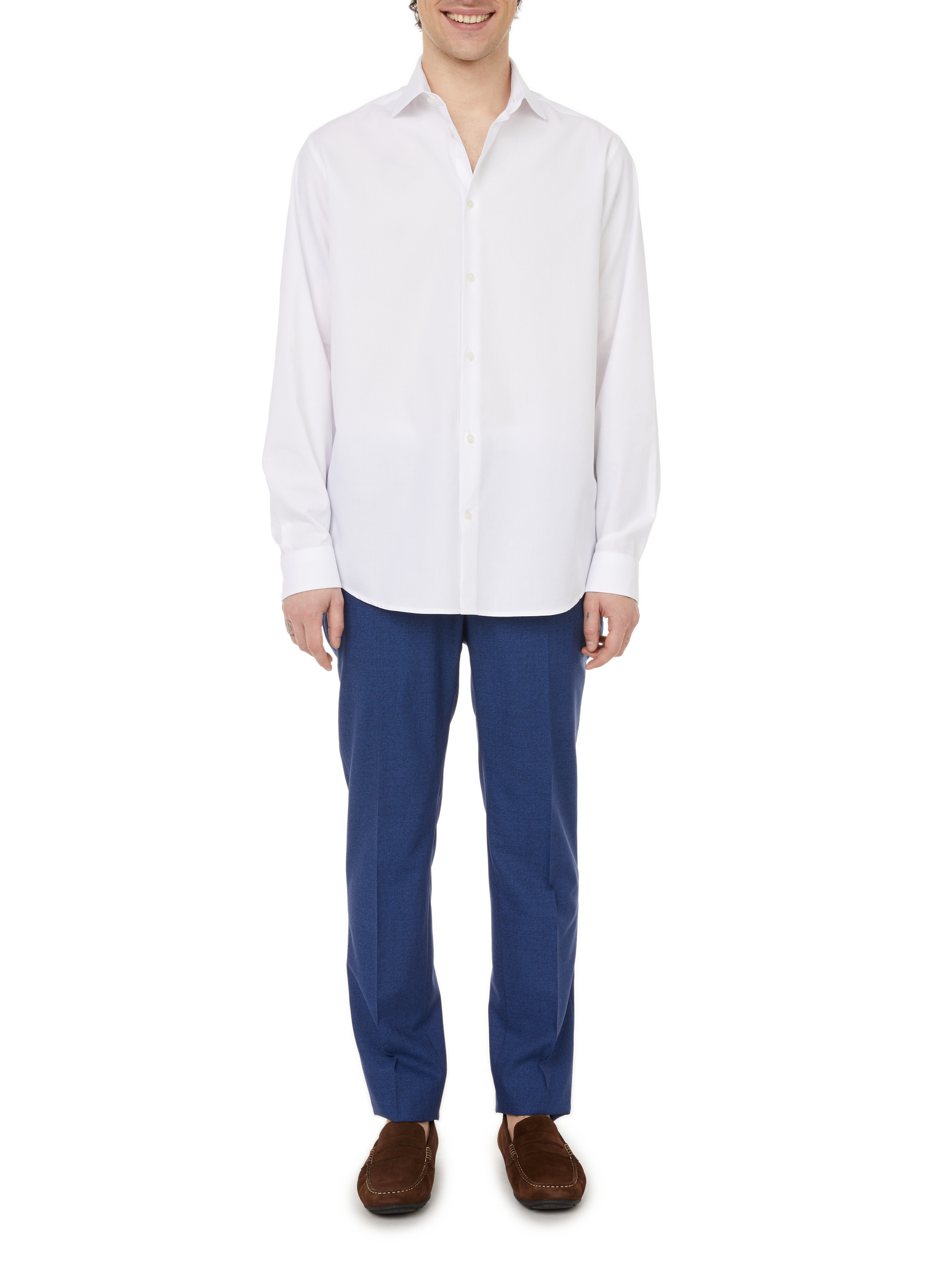 Cotton shirt AU PRINTEMPS PARIS White