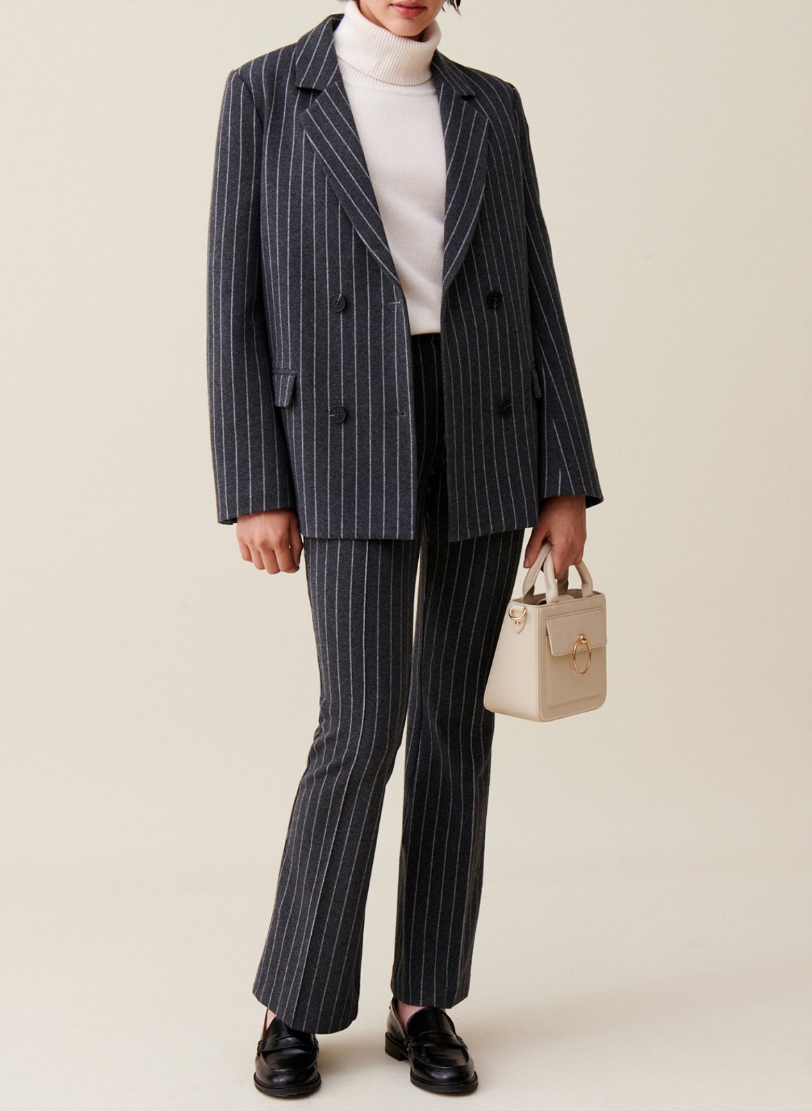 Veste de tailleur droite en coton mélangé CLAUDIE PIERLOT Multicolore