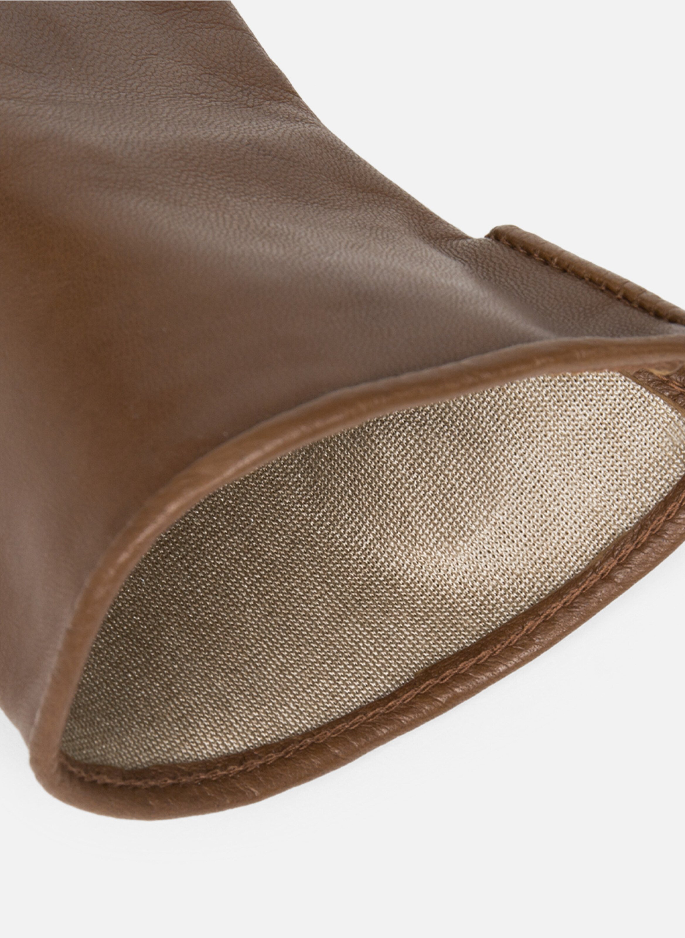 Lambskin gloves Brown