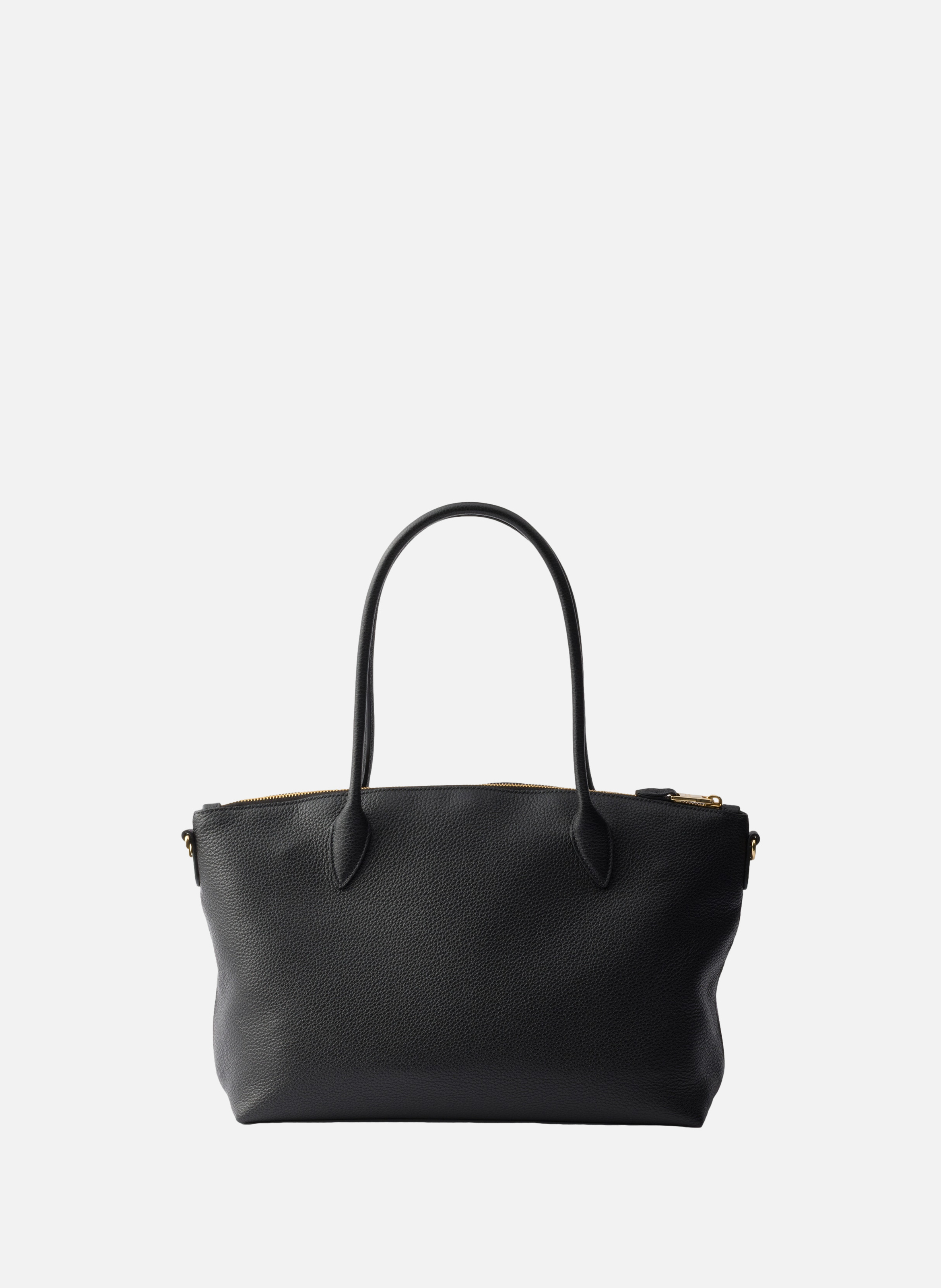 Grand cabas en cuir PRADA Noir