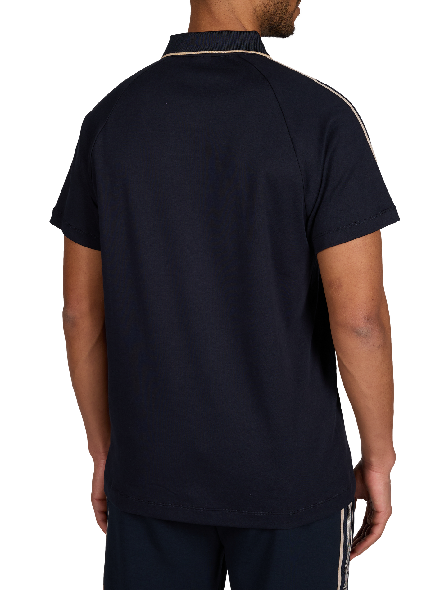 Polo à manches courtes en coton HACKETT Bleu