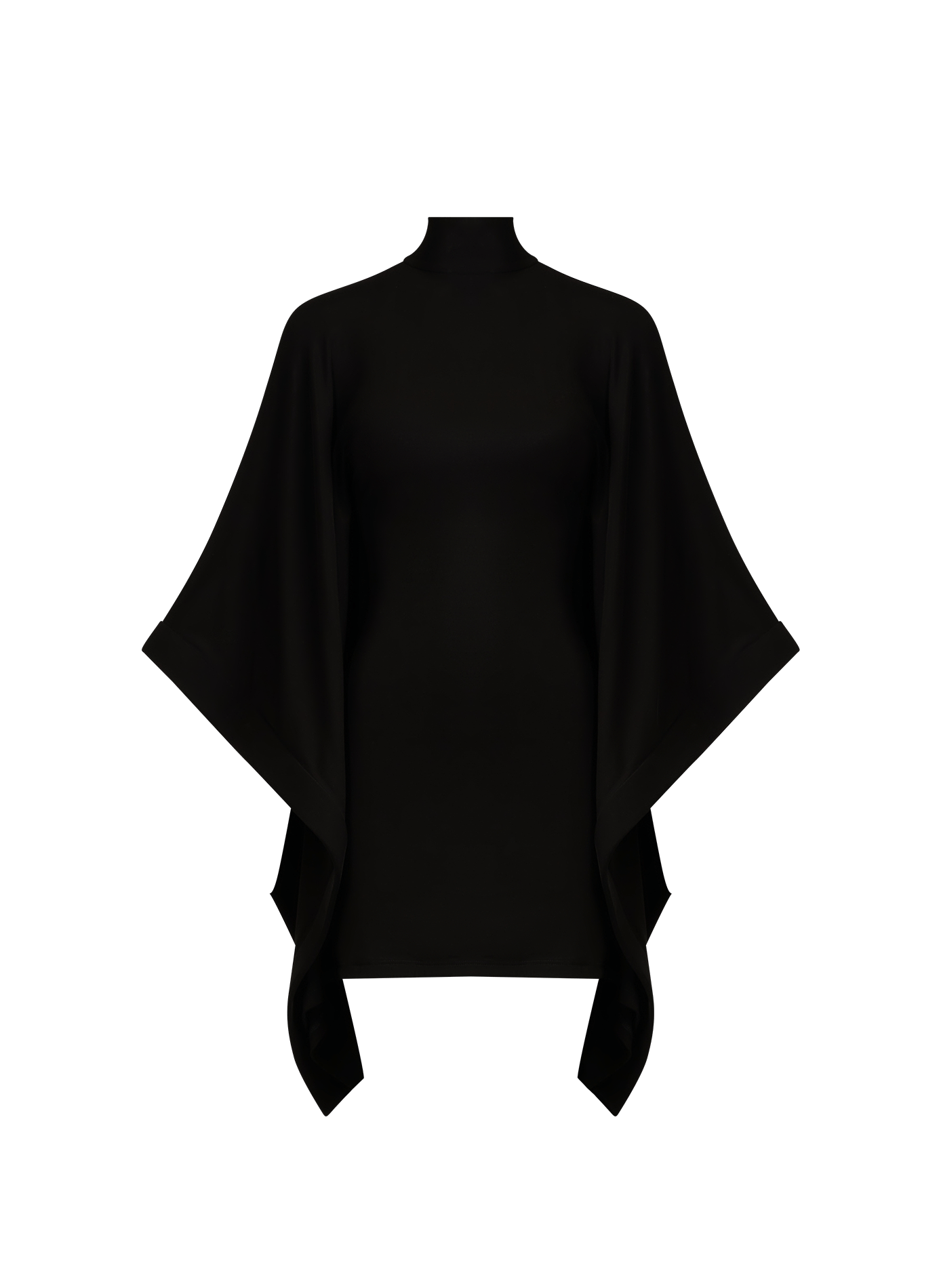 Robe ample unie manches 3/4 ALEXANDER WANG Noir