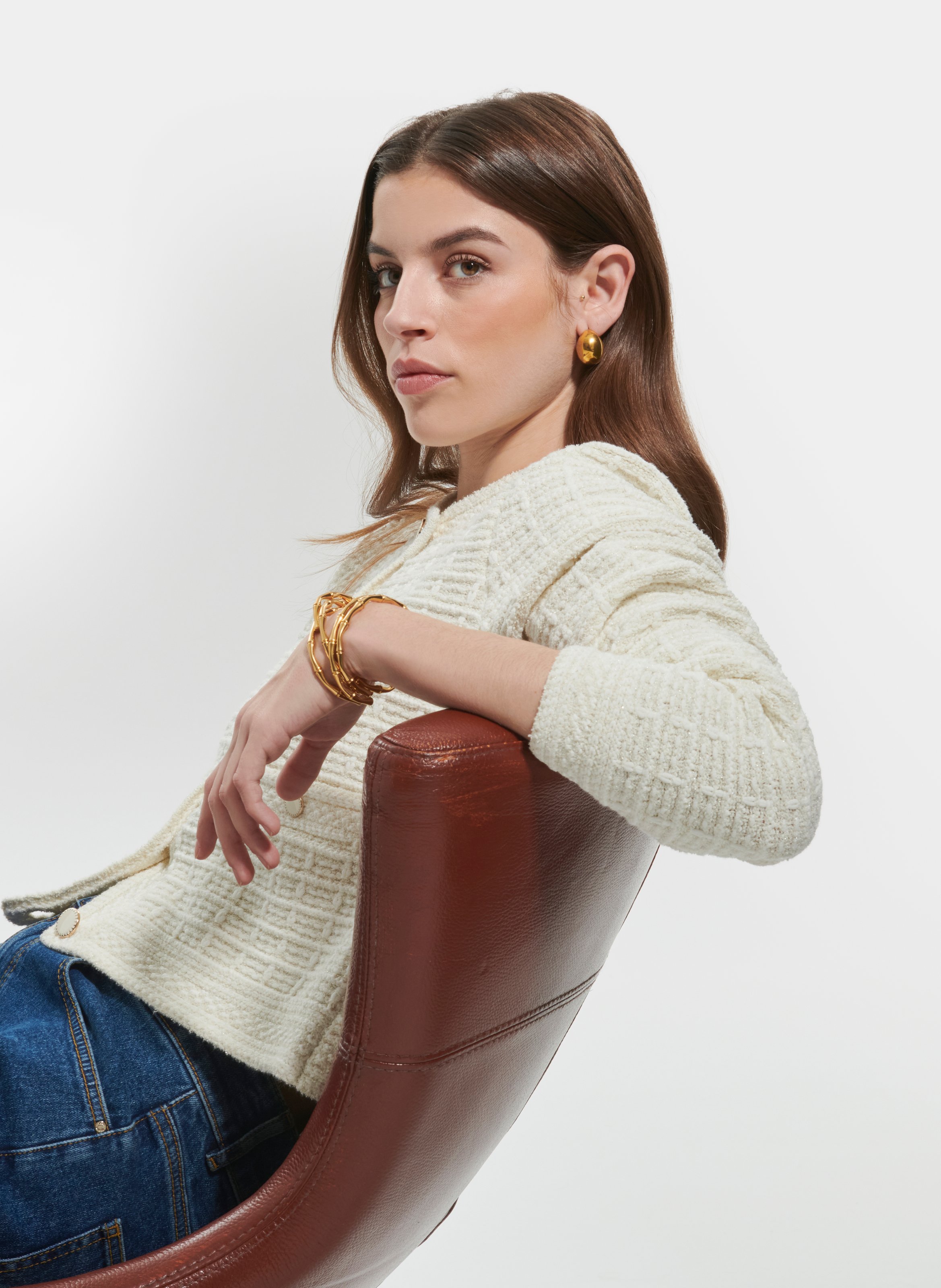 Gilet  glada ZAPA Blanc