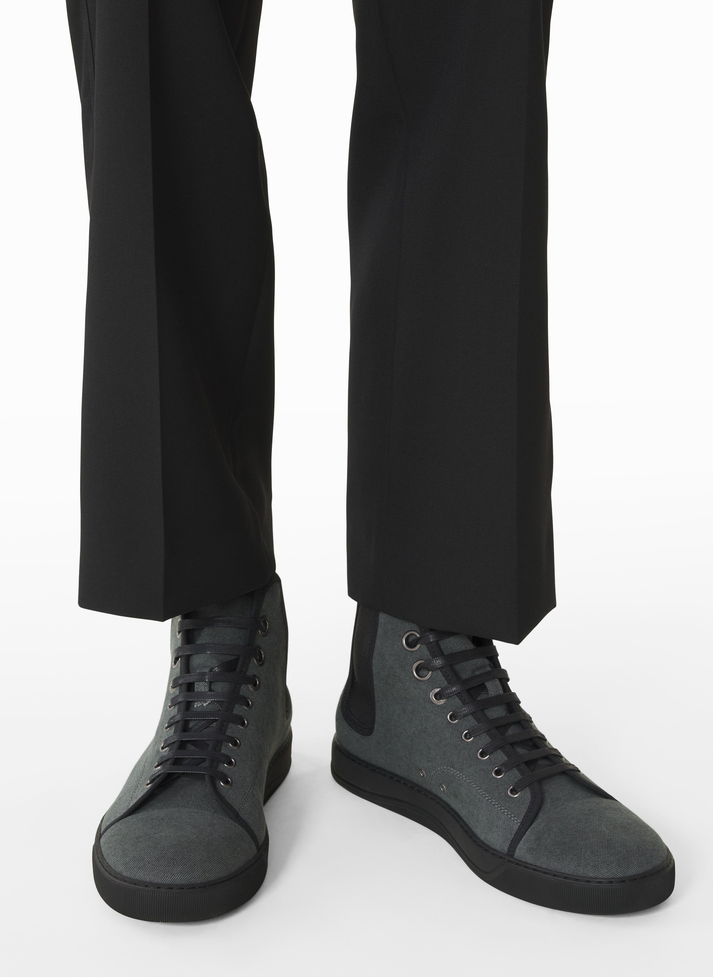 High top sneakers dbb1 en canvas LANVIN Noir