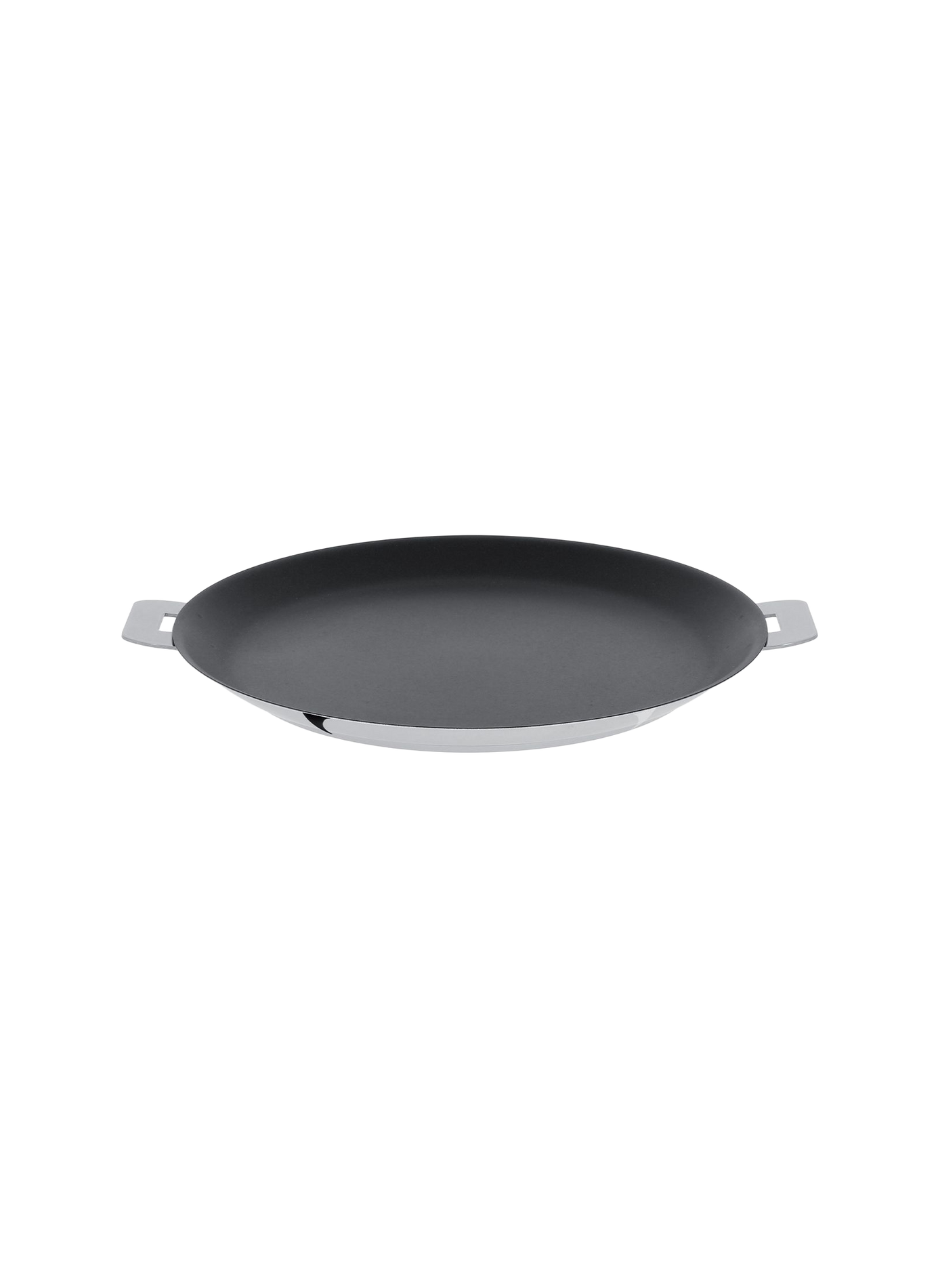 Poêle à crêpes anti-adhésive Mutine en inox CRISTEL Gris