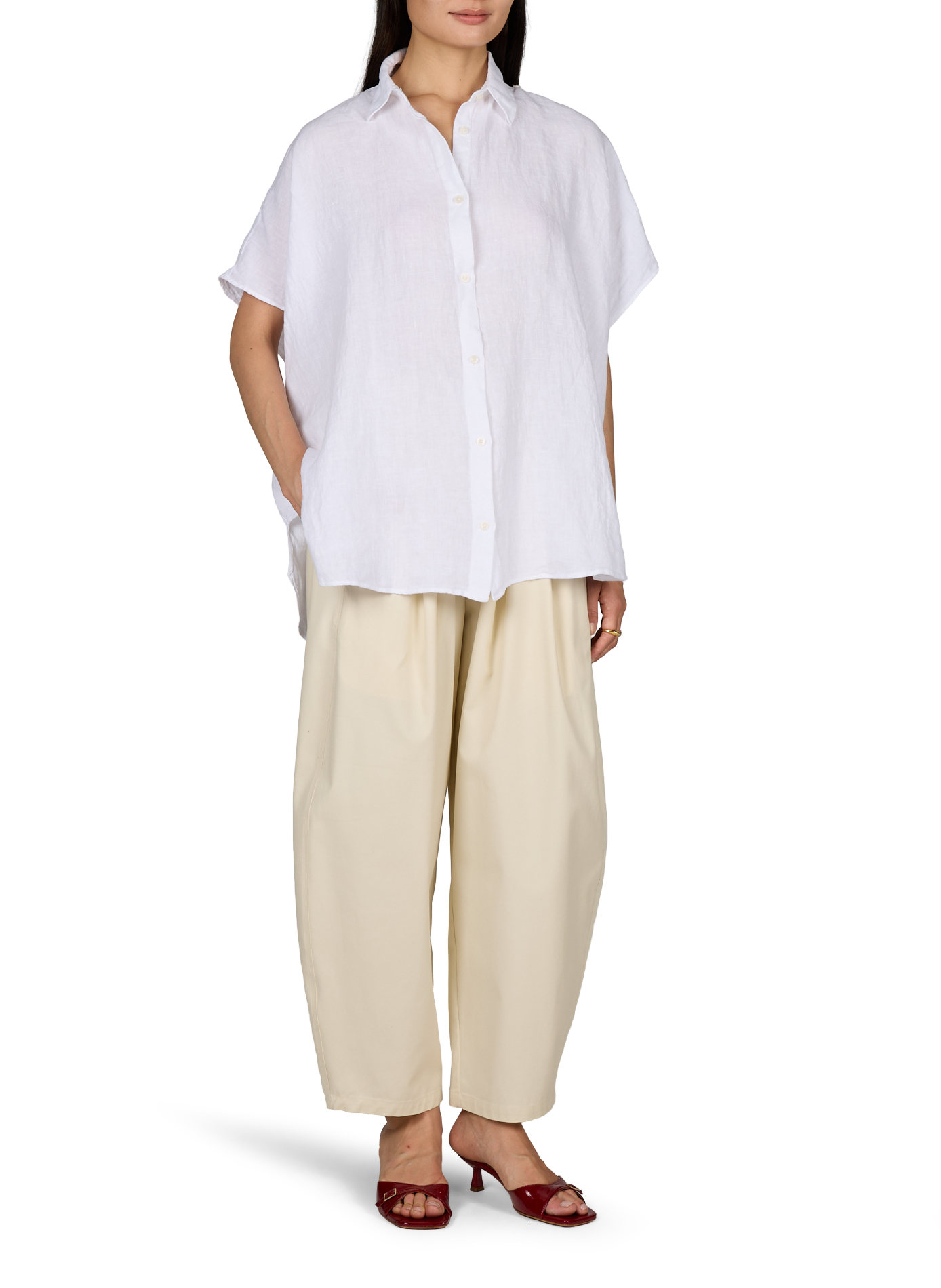 Mrs Kate linen dress MR MOOD White