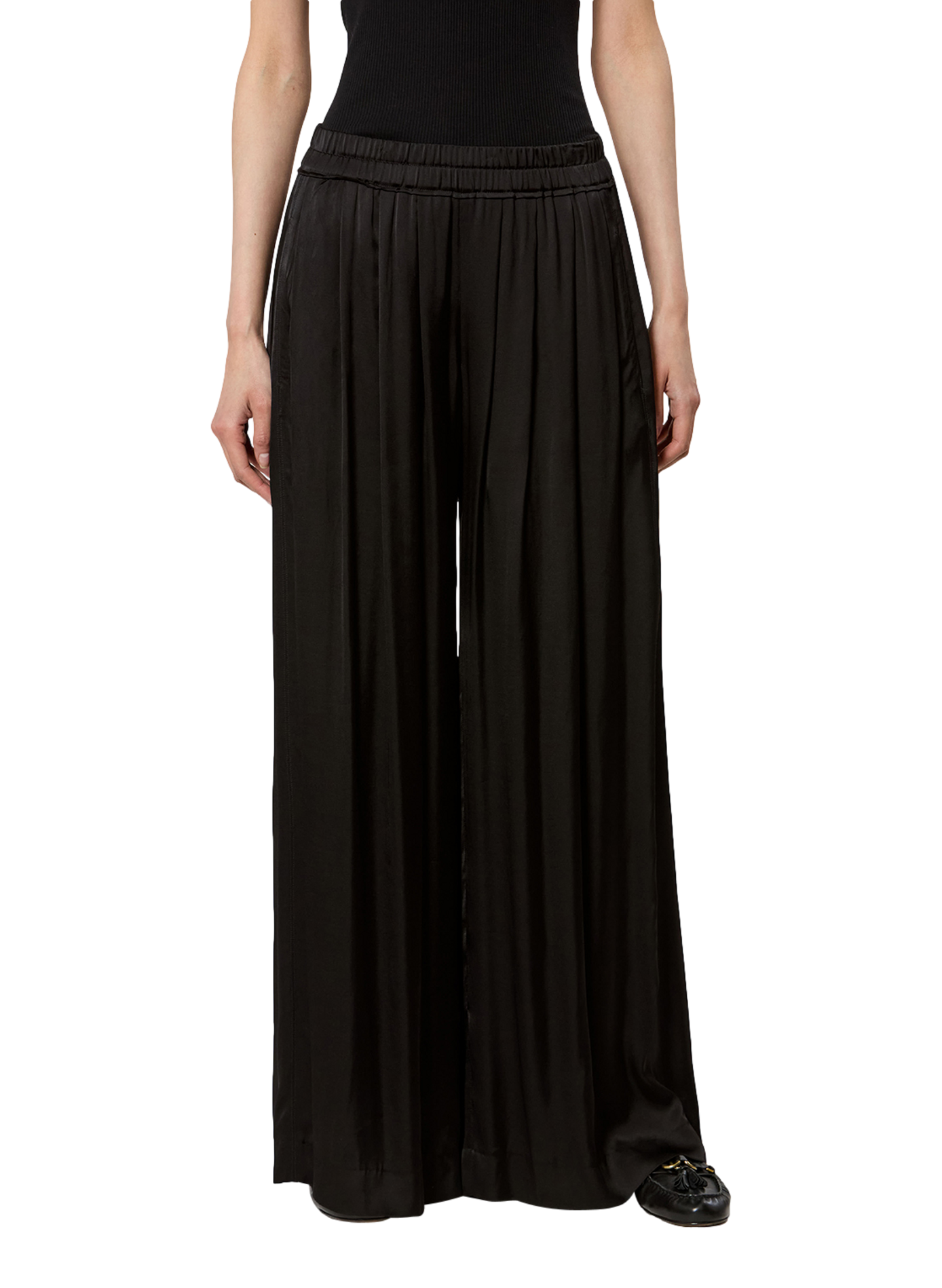 Nolia Satin Pants ISABEL MARANT Black