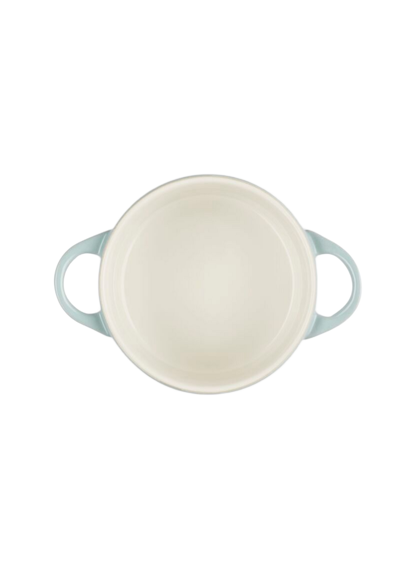 Mini-Kochtopf aus Keramik LE CREUSET Grau