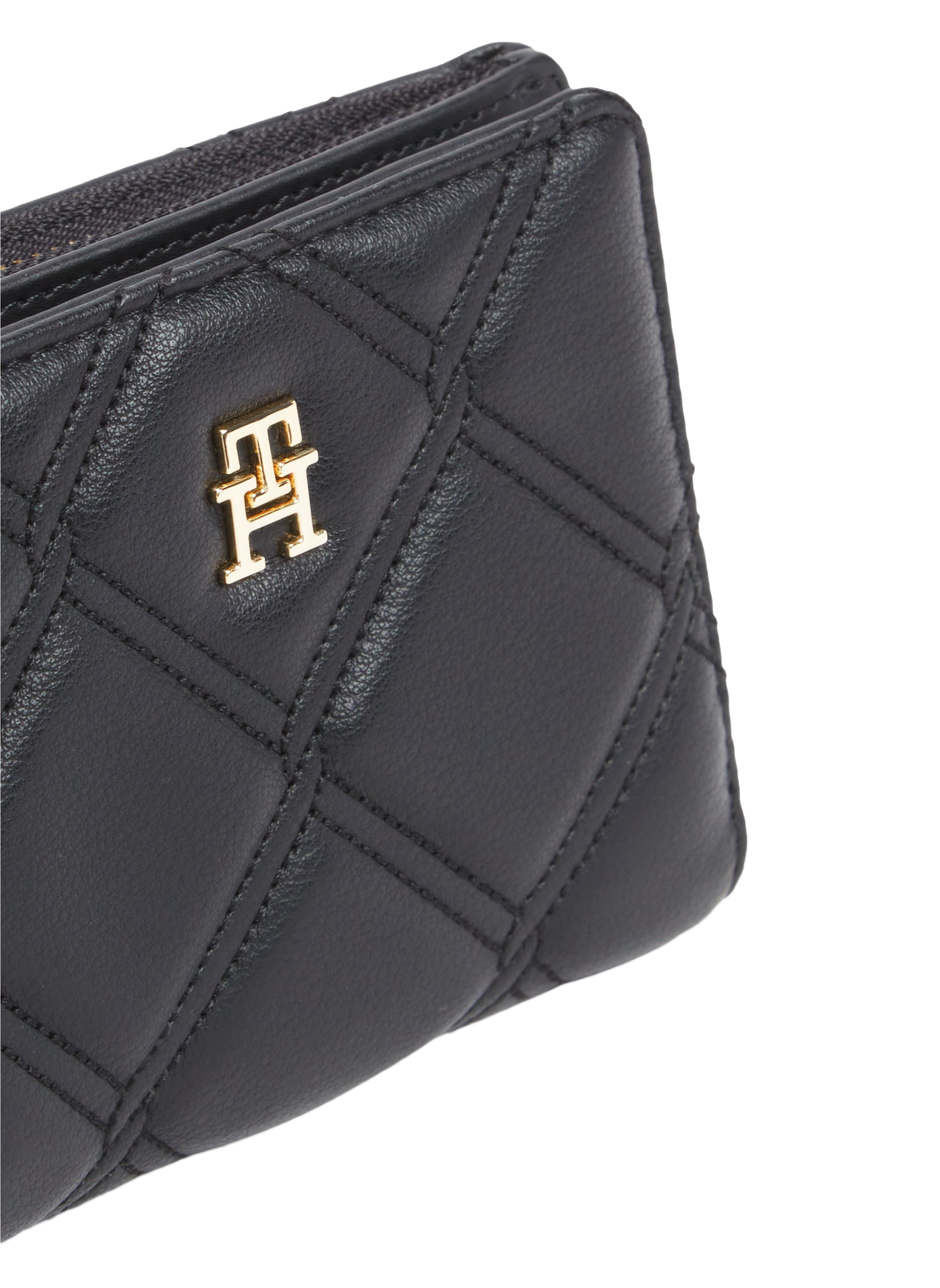 Leather wallet TOMMY HILFIGER Black
