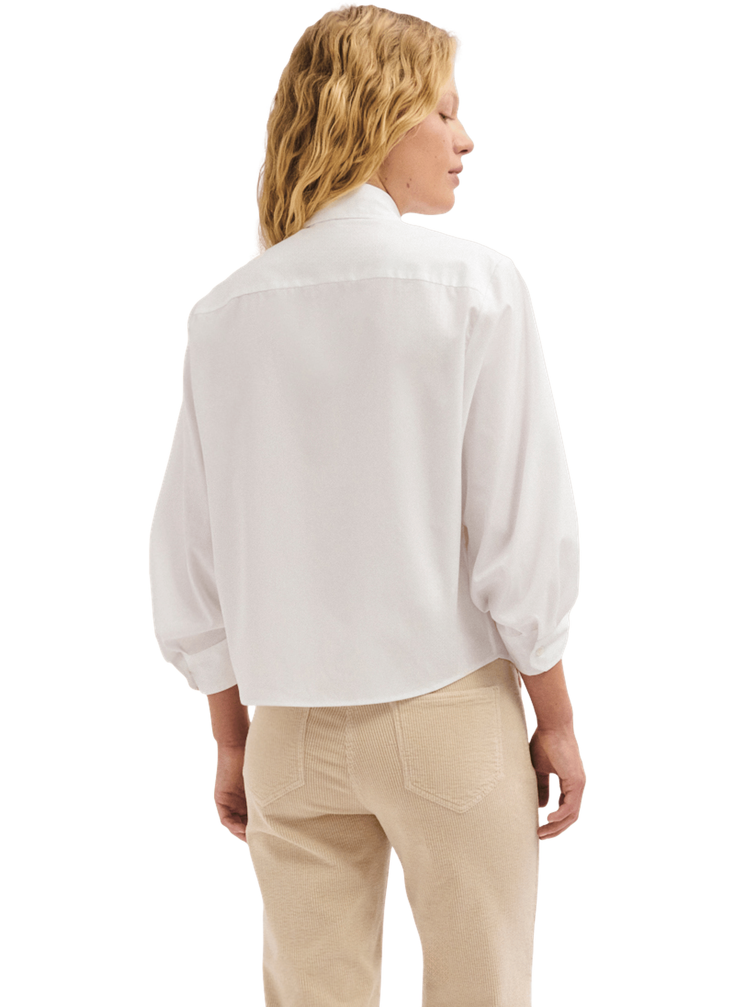 Chemise en popeline - lesta PABLO Blanc