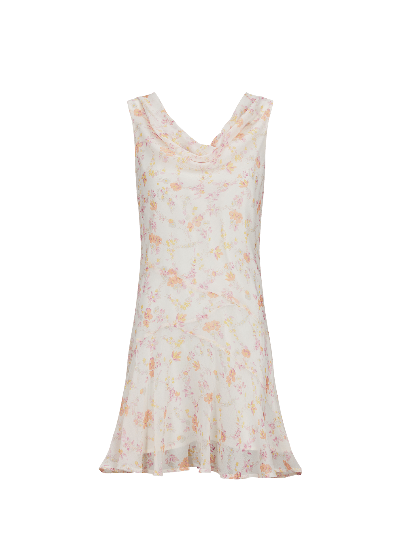 Short dress Tsnia with floral pattern TOPSHOP Pink