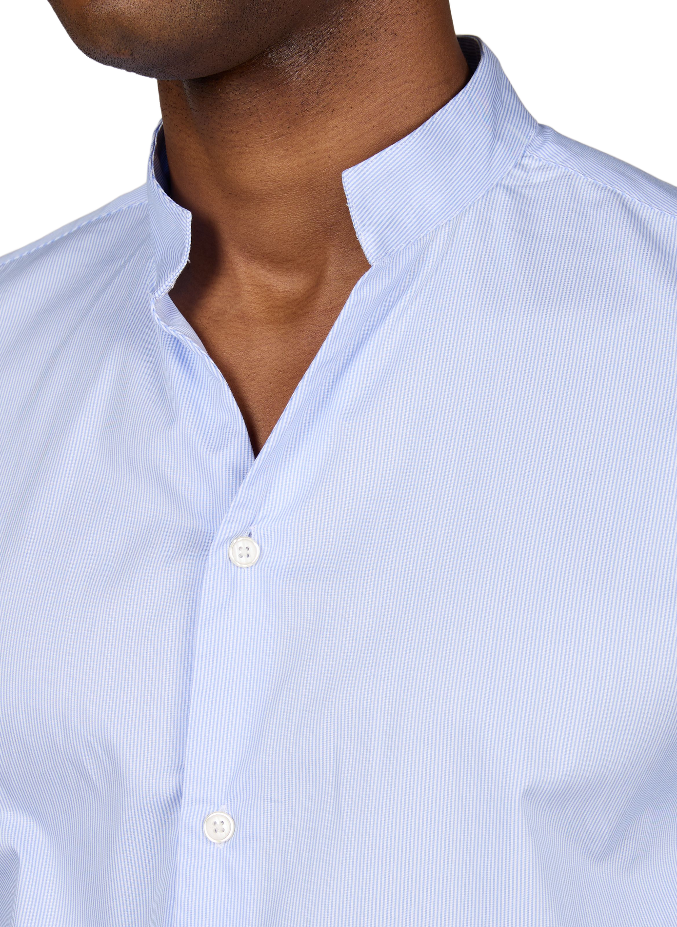 ICOLHAY-S Striped Cotton Shirt AU PRINTEMPS PARIS Blue