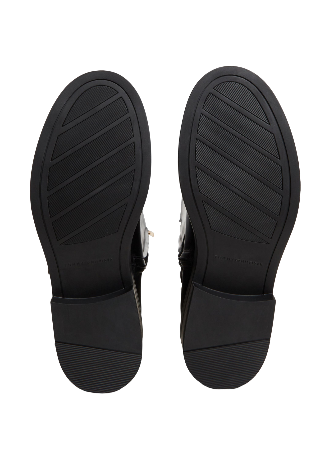 High leather zip-up boots TOMMY HILFIGER Black